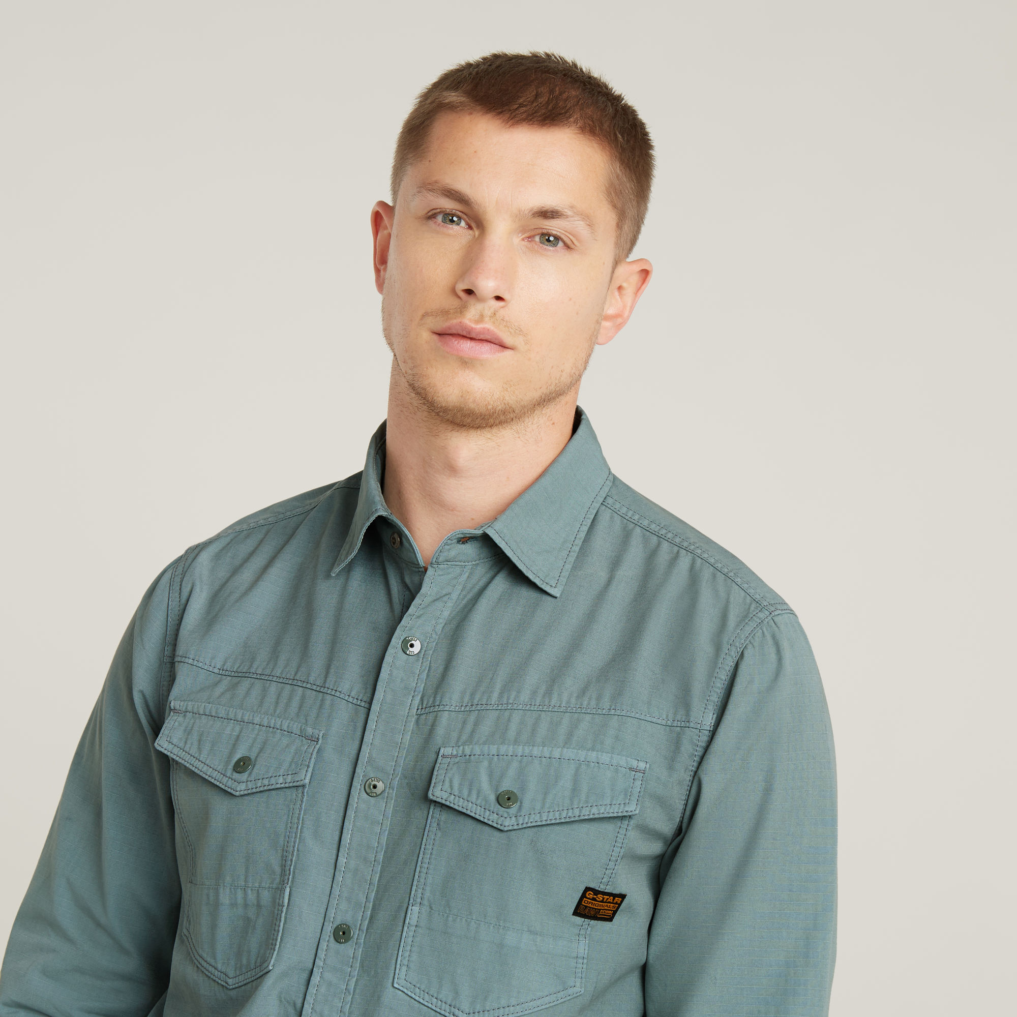 G-Star RAW Dakota Slim Shirt Grijs Heren
