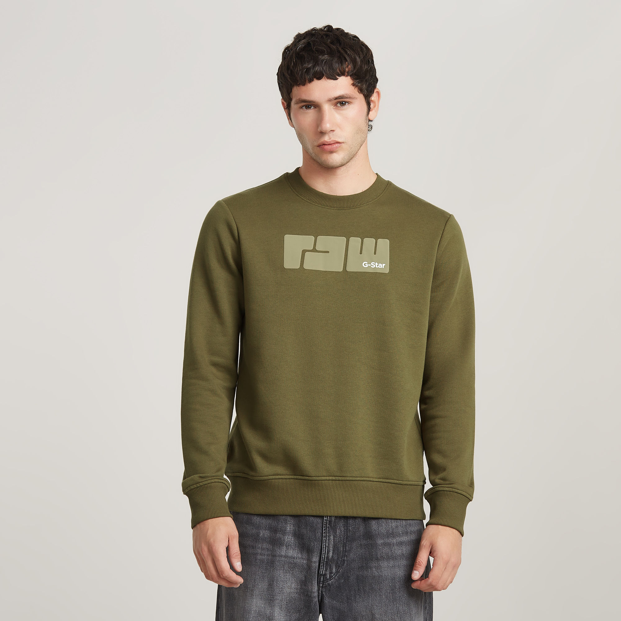 RAW Sweatshirt - Grün - Herren