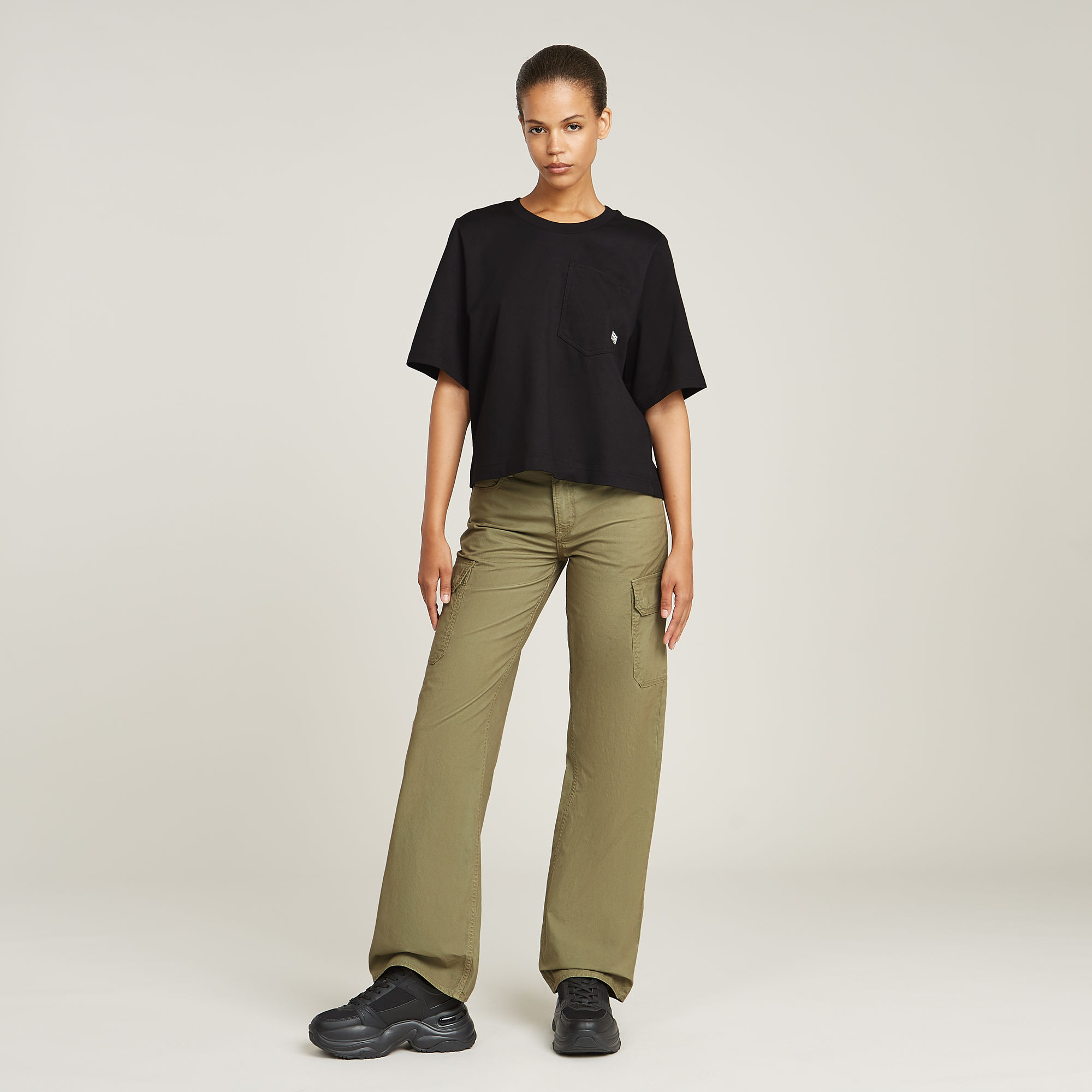 G-Star RAW Judee Cargo Broek Groen Dames