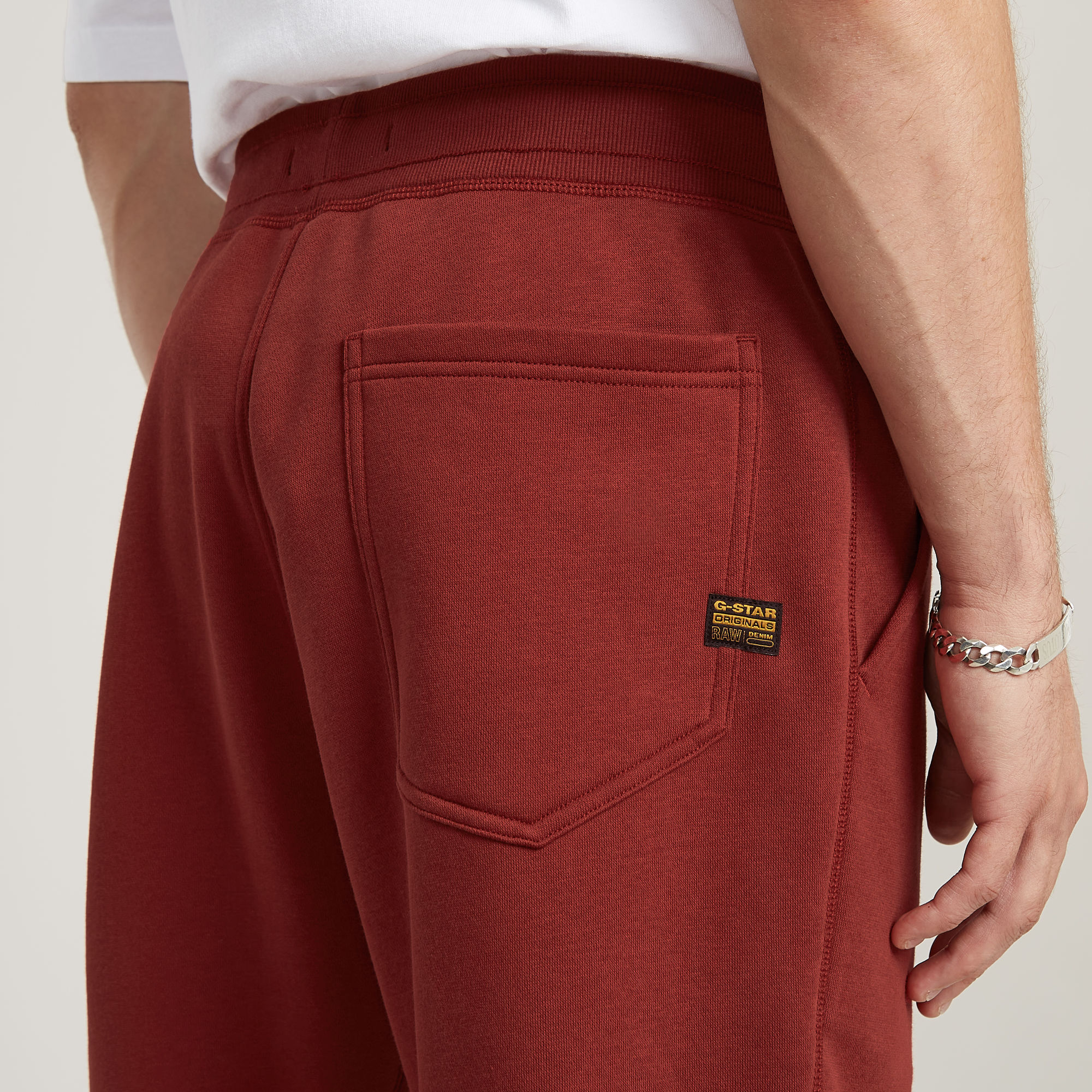 G-Star RAW Premium Core Type C Sweatpant Rood Heren