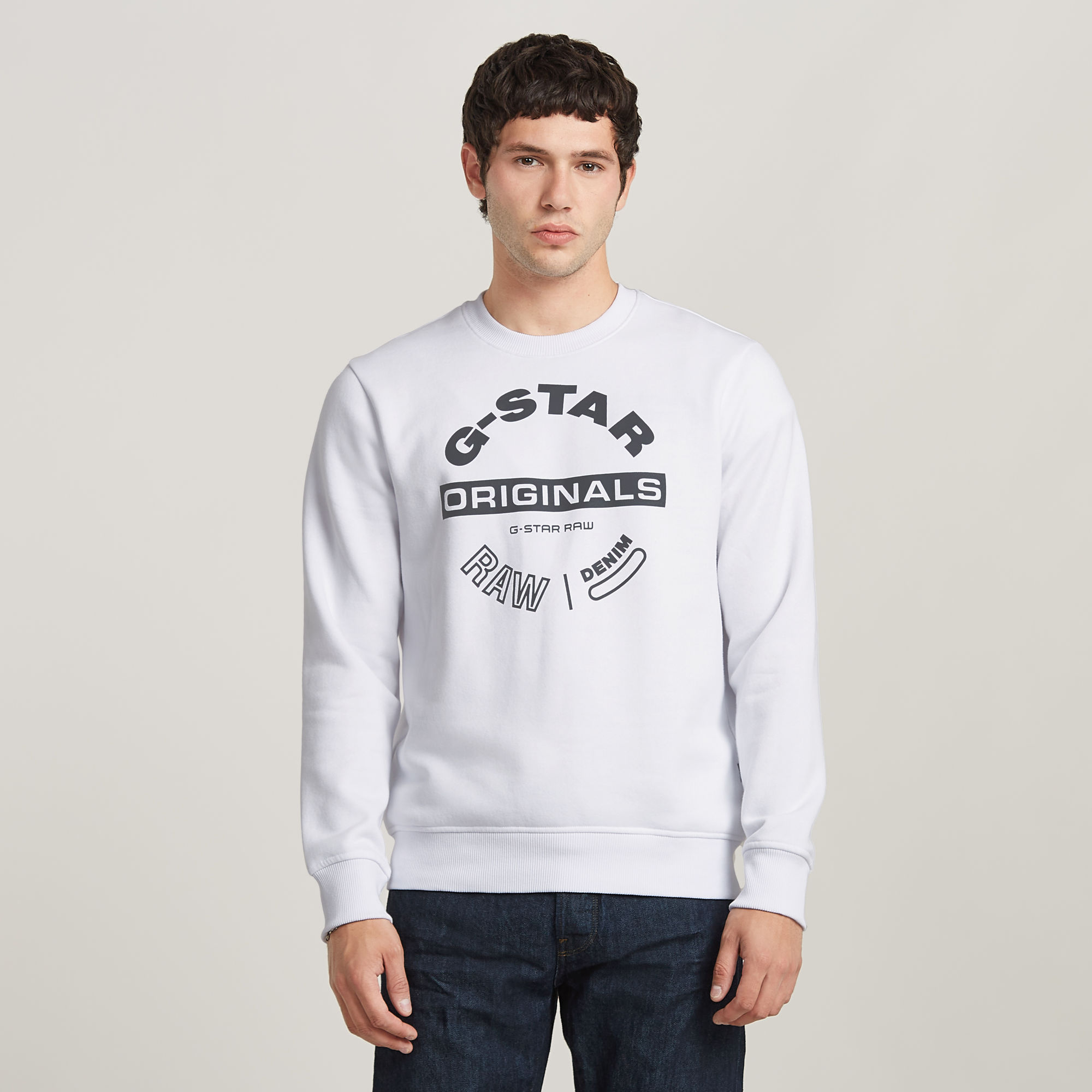 Originals Logo Sweatshirt - Weiß - Herren