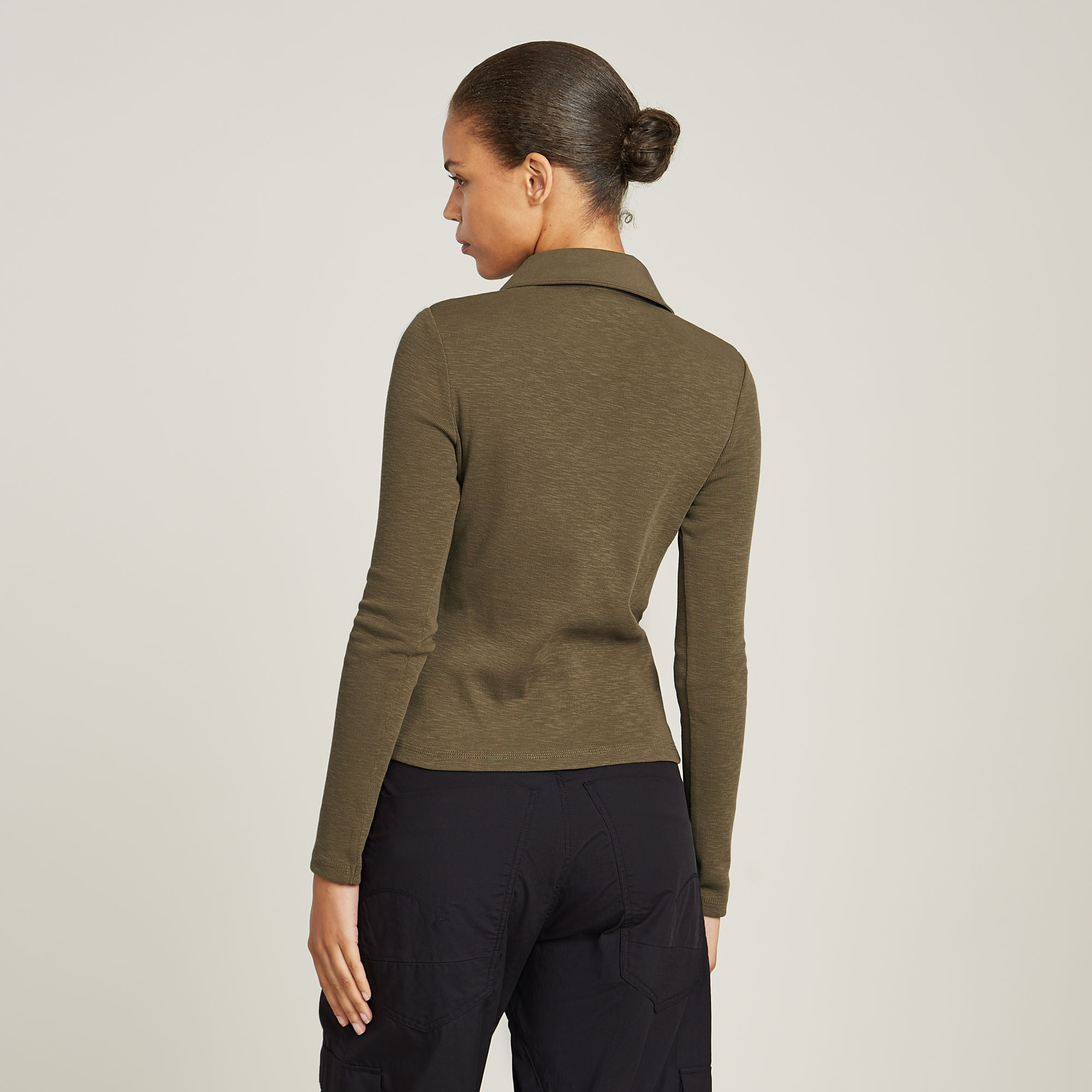 G-Star RAW Polo Top Slim Groen Dames
