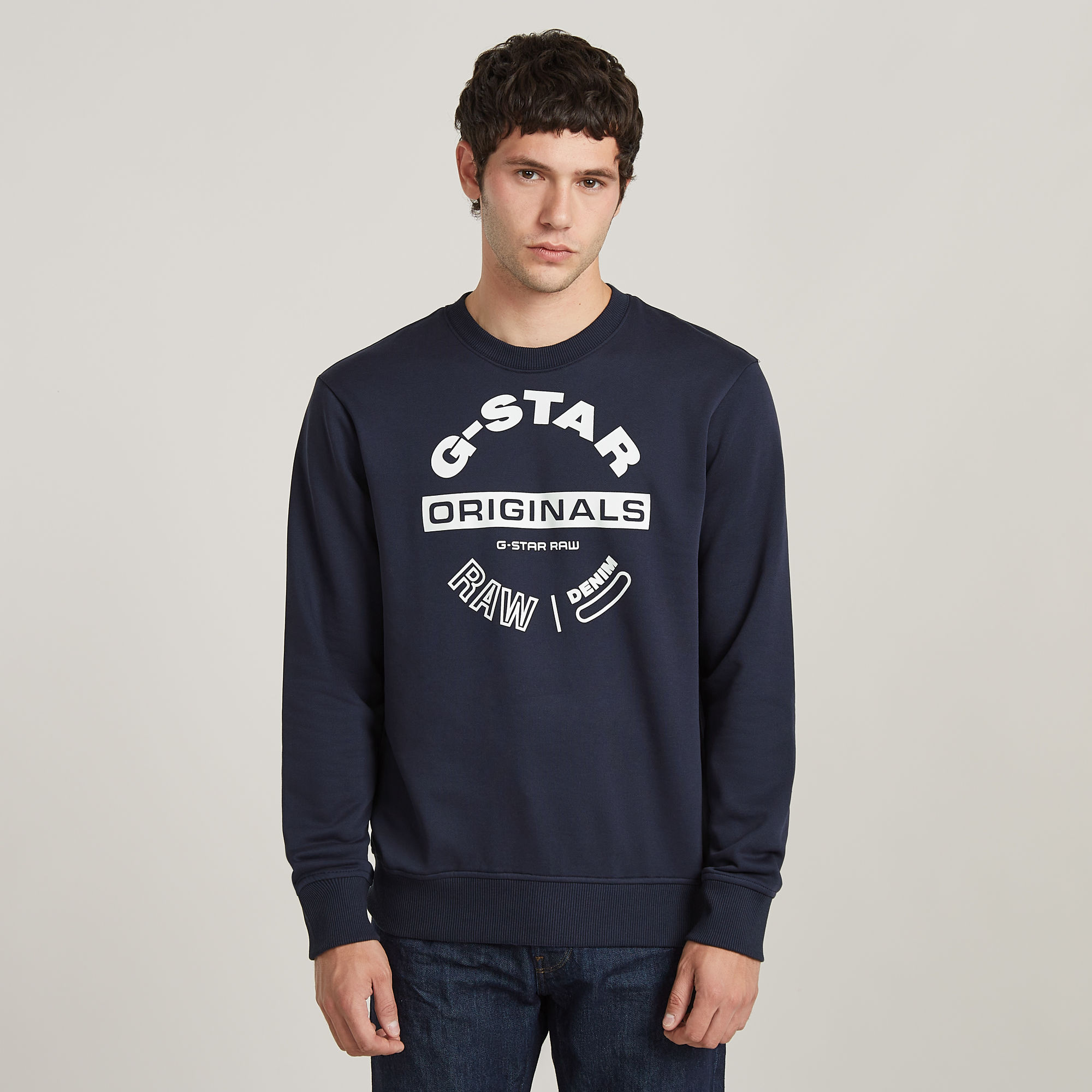 Originals Logo Sweatshirt - Dunkelblau - Herren