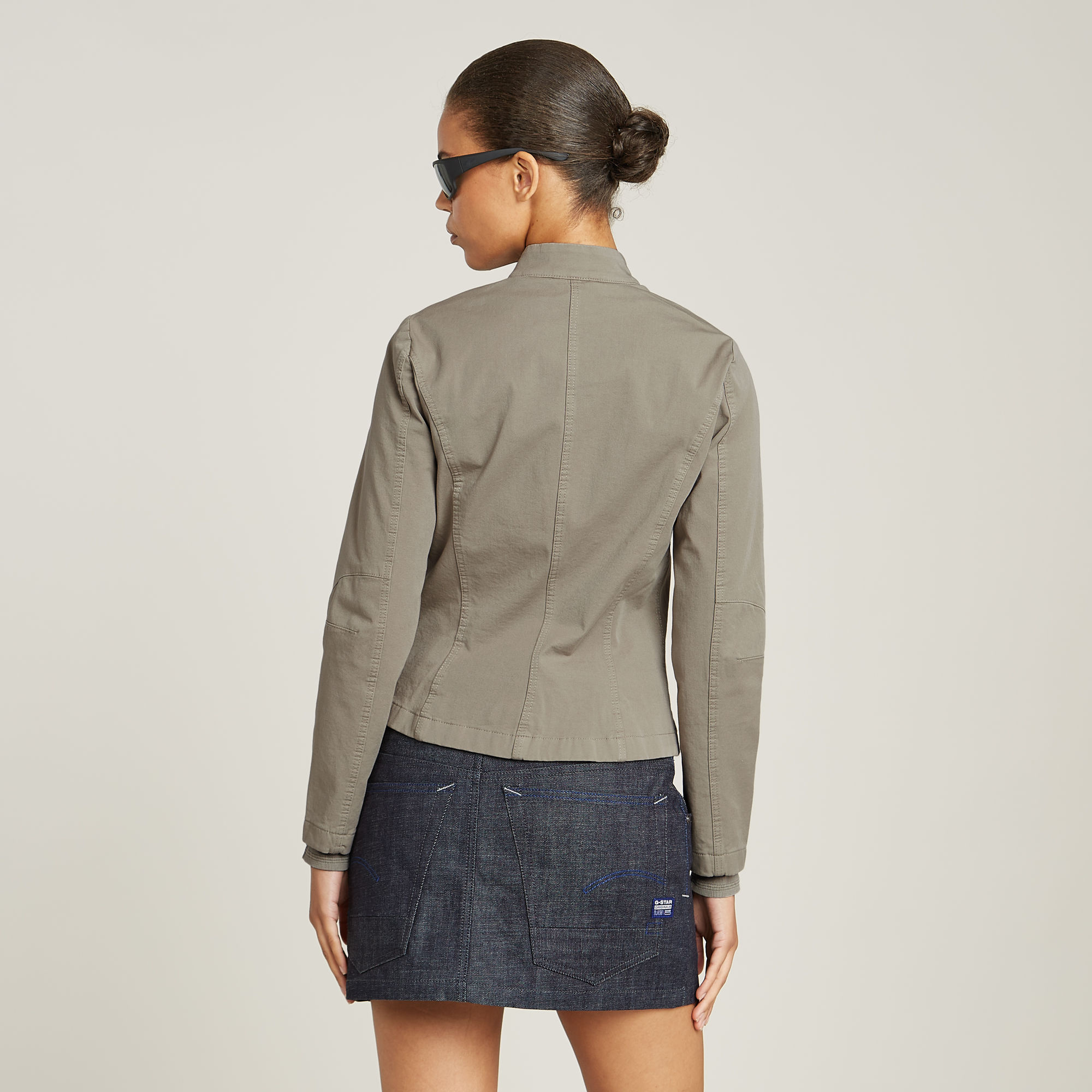 G-Star RAW Biker Jack Beige Dames