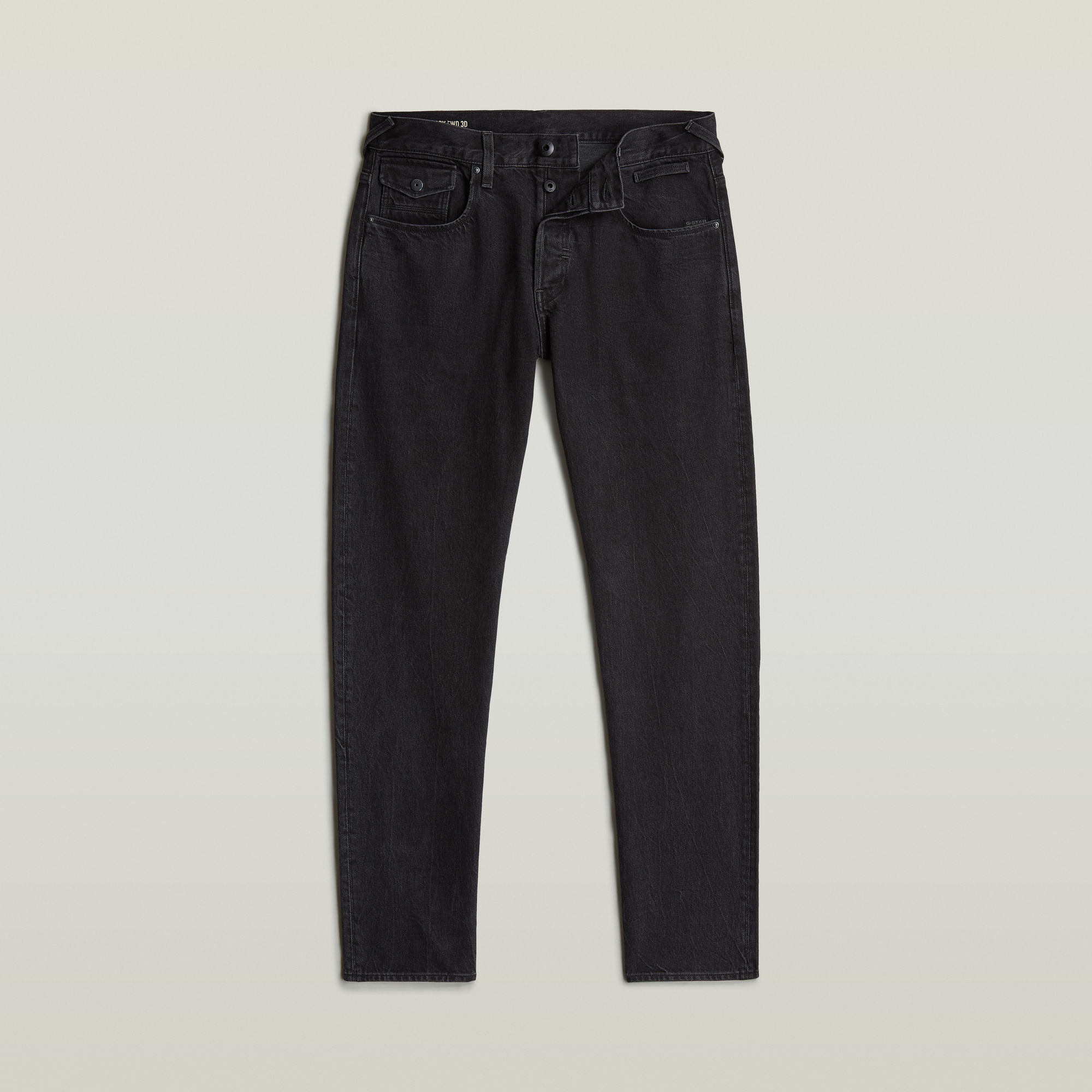 G-Star RAW Morry FWD 3D Regular Tapered Jeans Zwart Heren