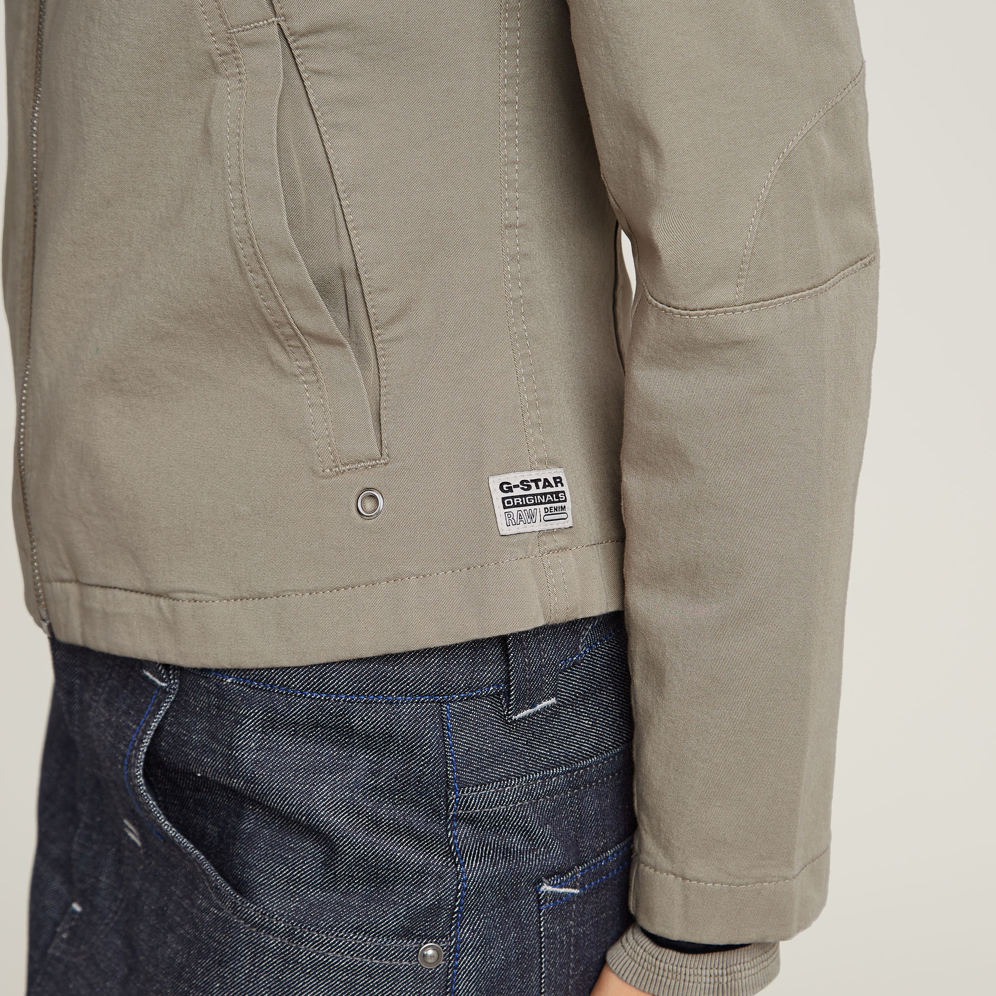 G-Star RAW Biker Jack Beige Dames