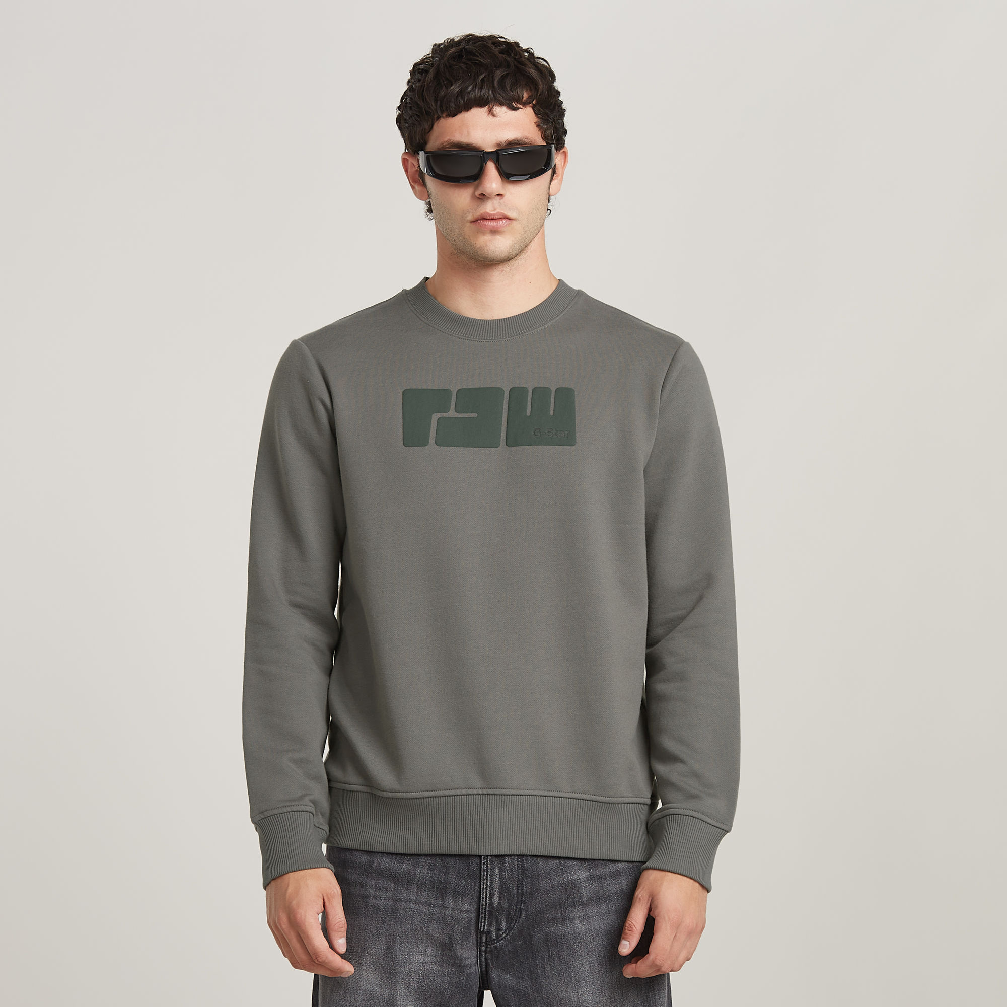 RAW Sweatshirt - Grau - Herren