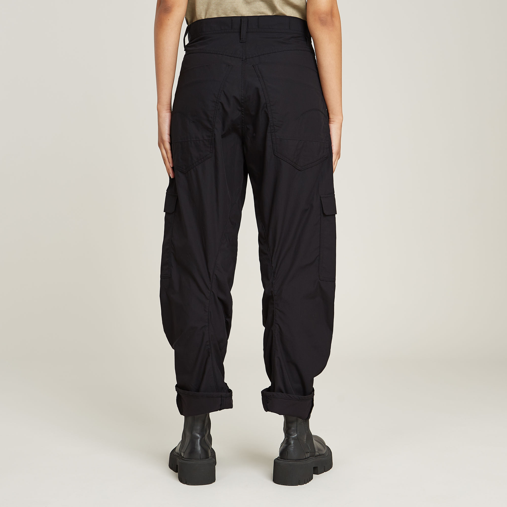 G-Star RAW Cargo Broek 3D Boyfriend Zwart Dames