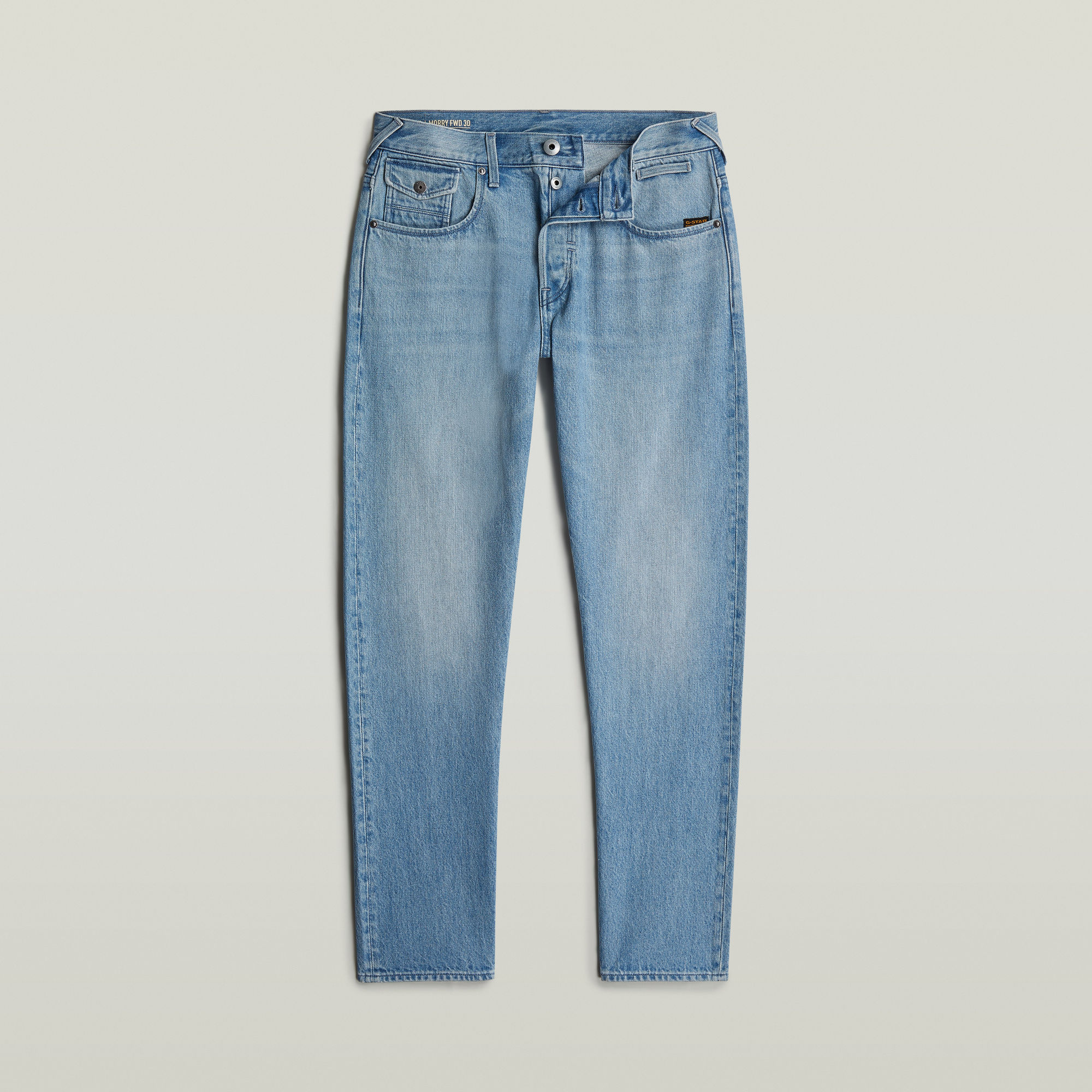 G-Star RAW Morry FWD 3D Regular Tapered Jeans Midden blauw Heren