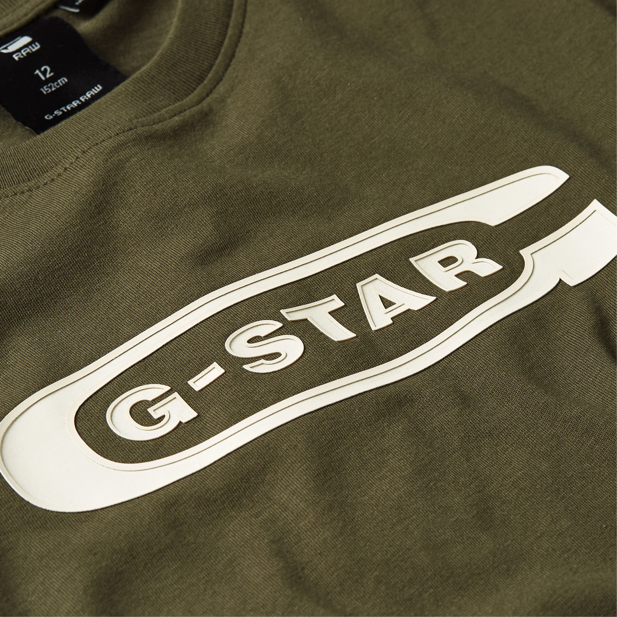 G-Star RAW Jongens T-Shirt Regular Groen jongens