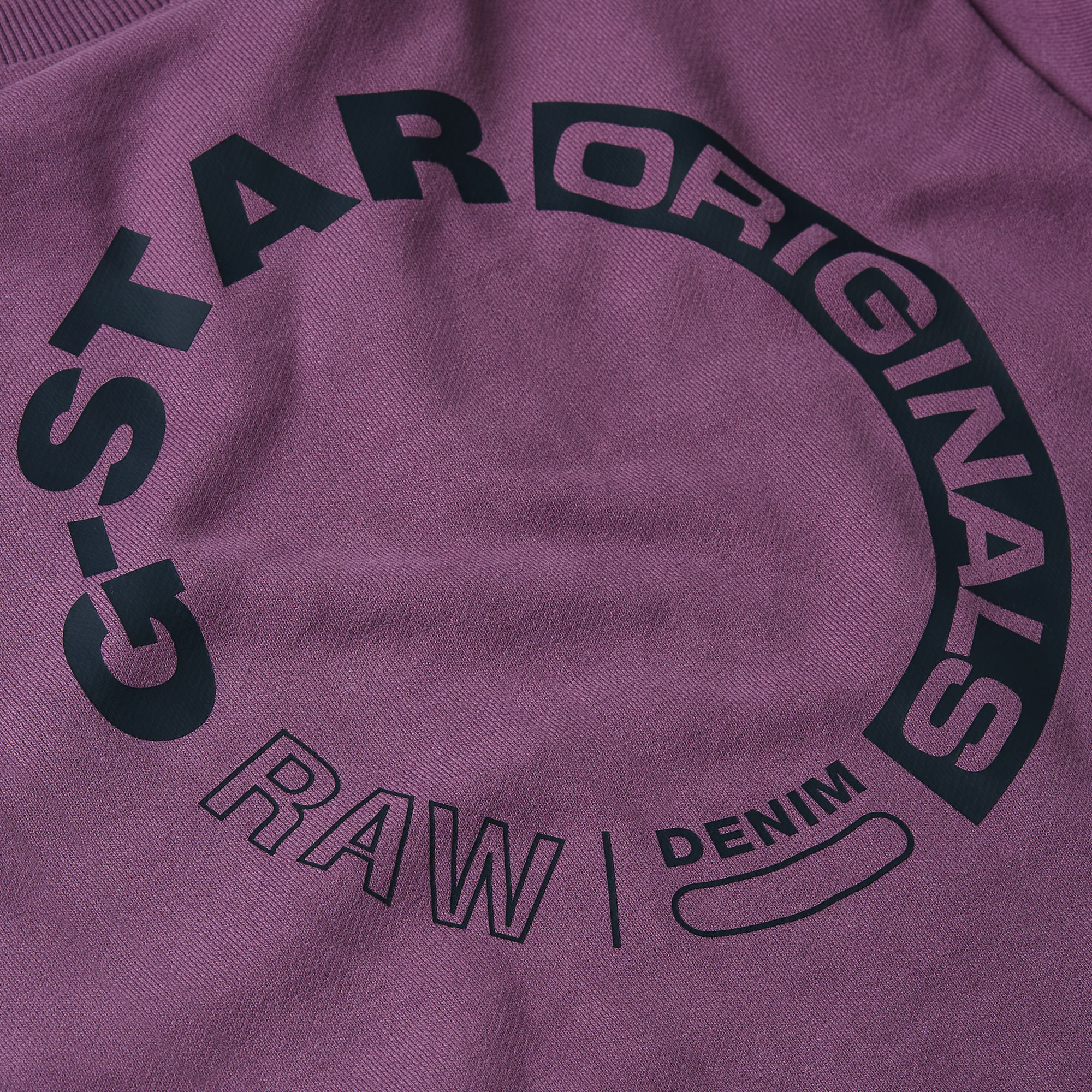 G-Star RAW Jongens Sweater Unbrushed Paars jongens