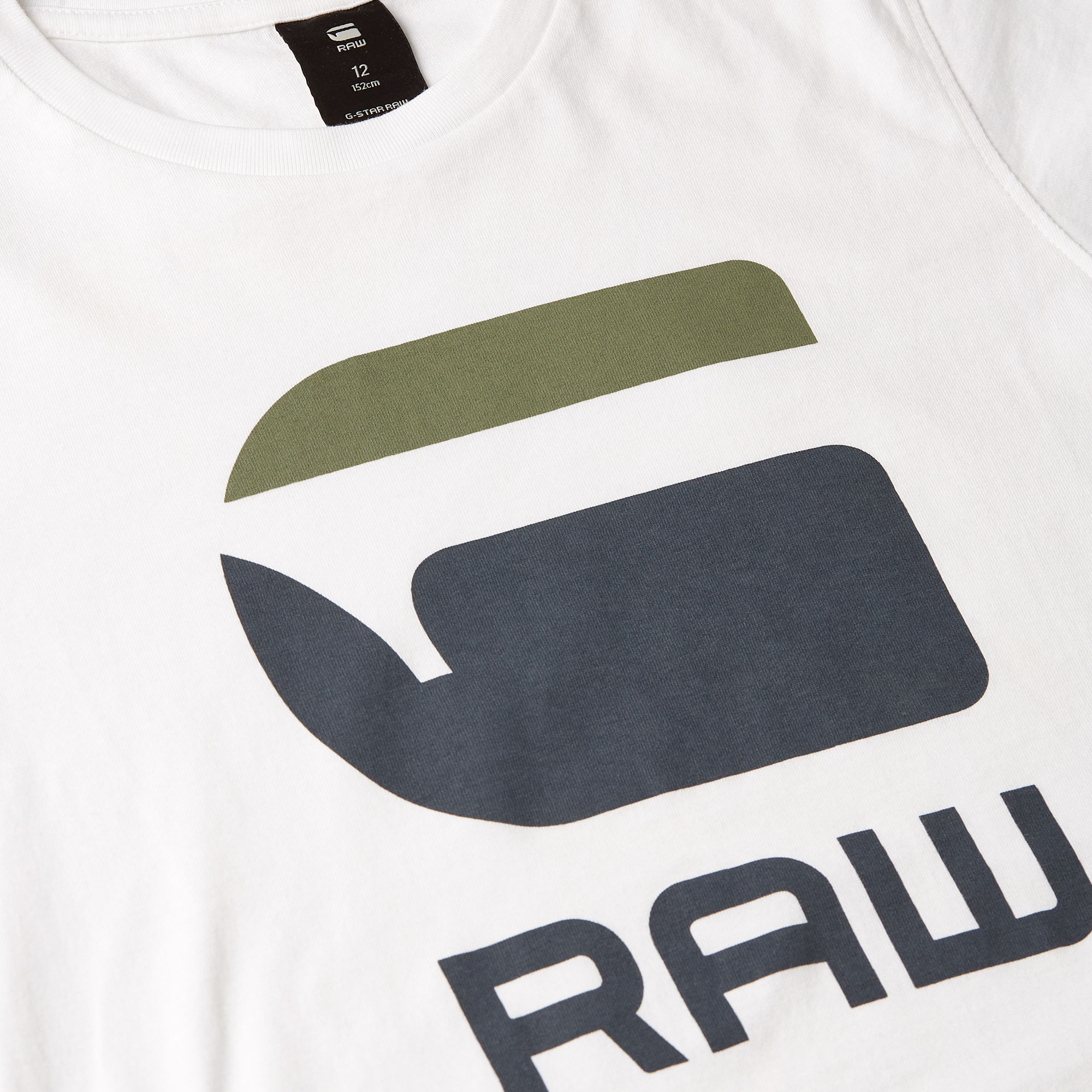G-Star RAW Jongens T-Shirt Regular Wit jongens