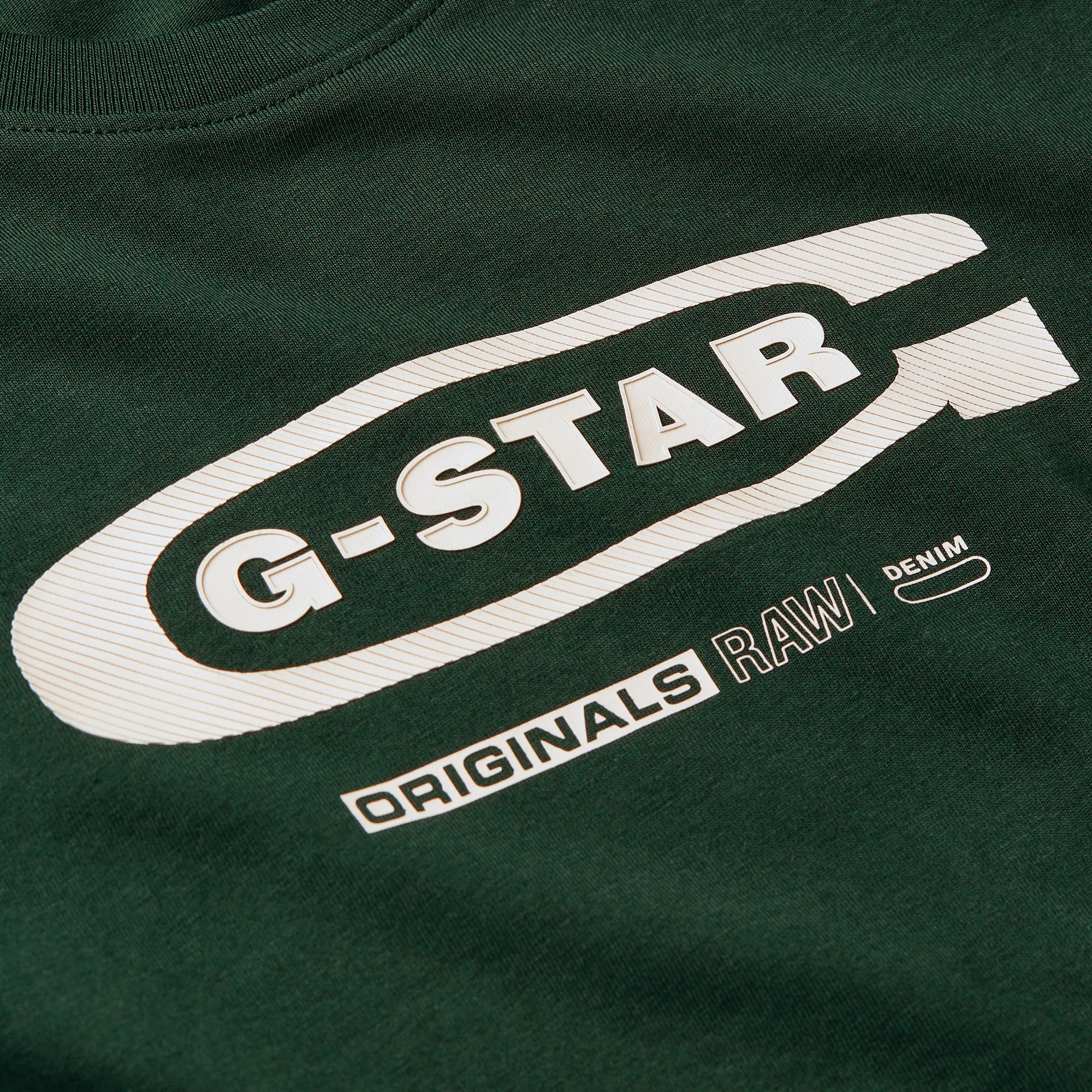G-Star RAW Jongens T-Shirt Regular Groen jongens