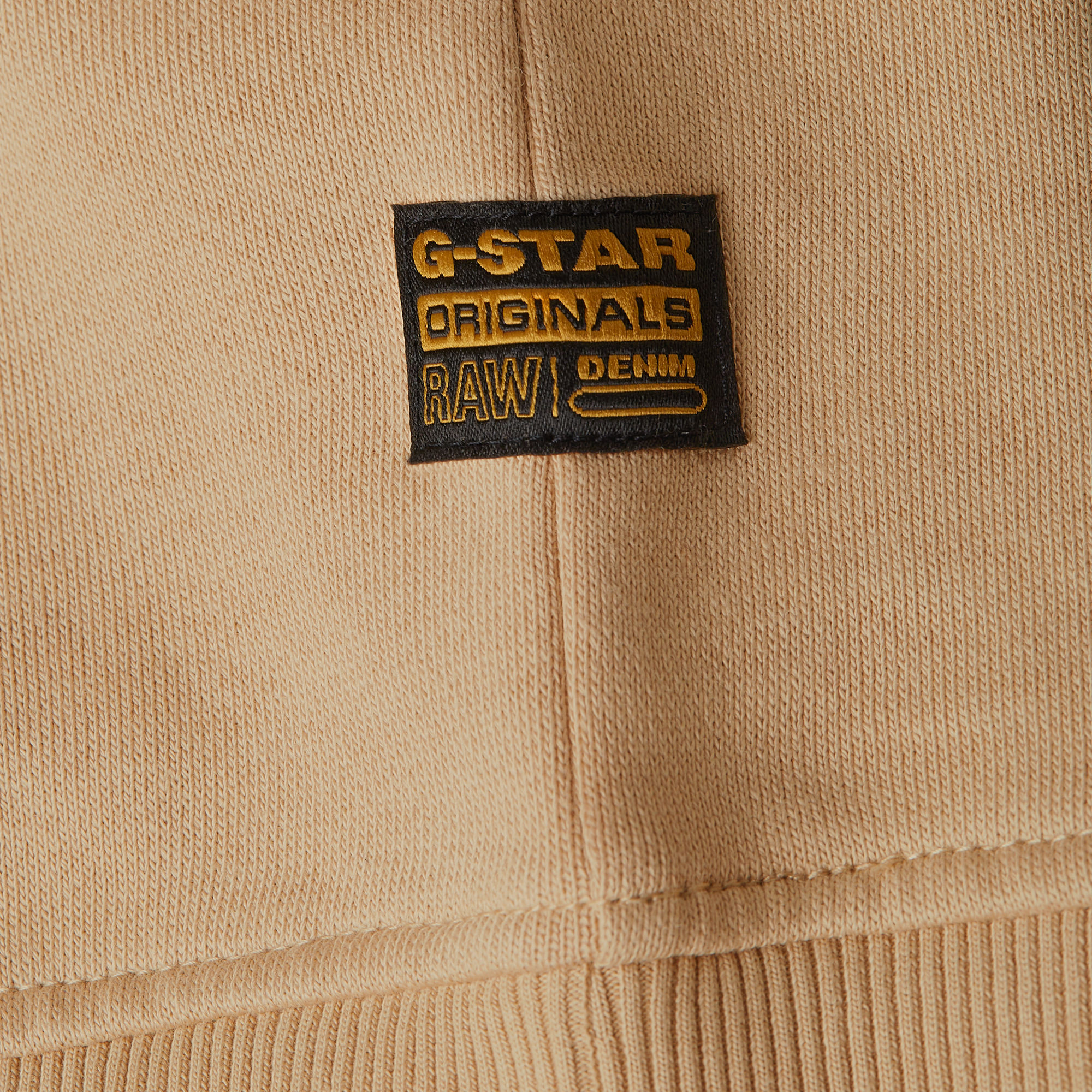 G-Star RAW Jongens Hoodie Regular Beige jongens