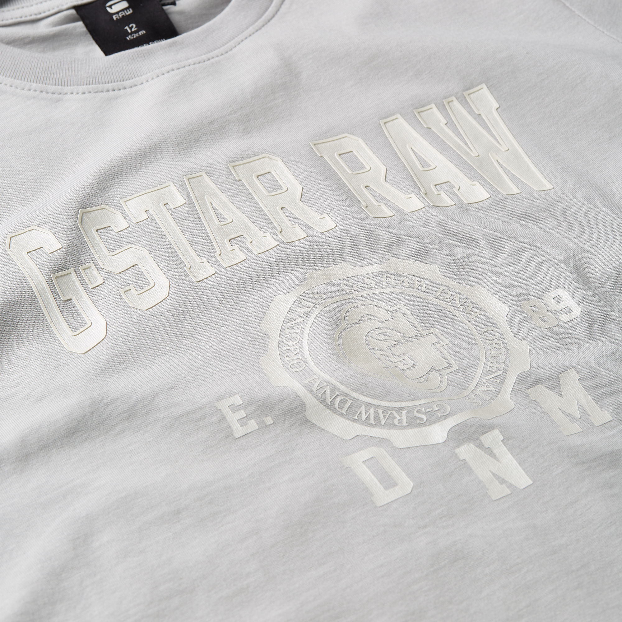 G-Star RAW Meisjes T-Shirt Regular Grijs meisjes