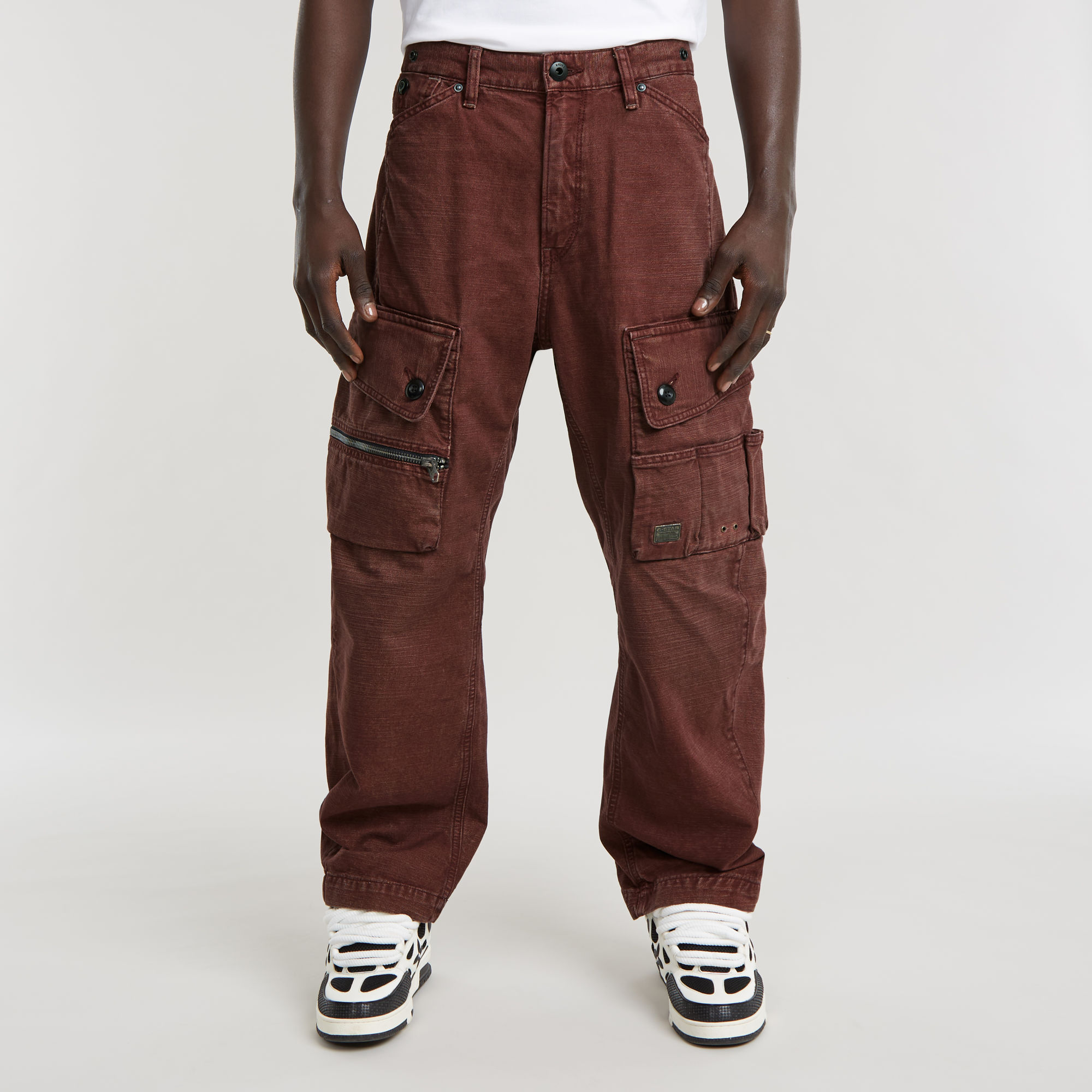 Utility Cargo Jeans - Braun - Herren