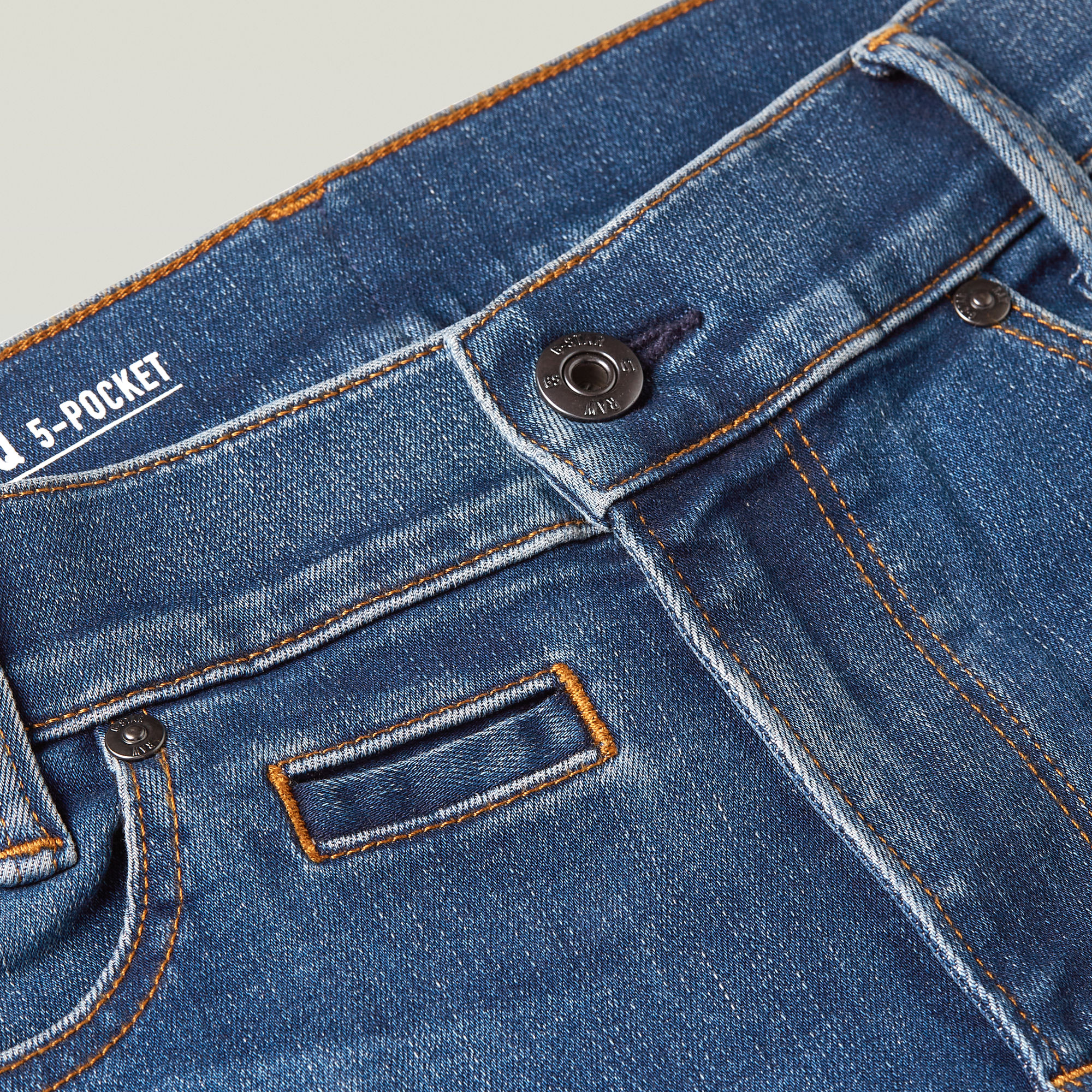 G-Star RAW Jongens D-Staq Slim Jeans Midden blauw jongens