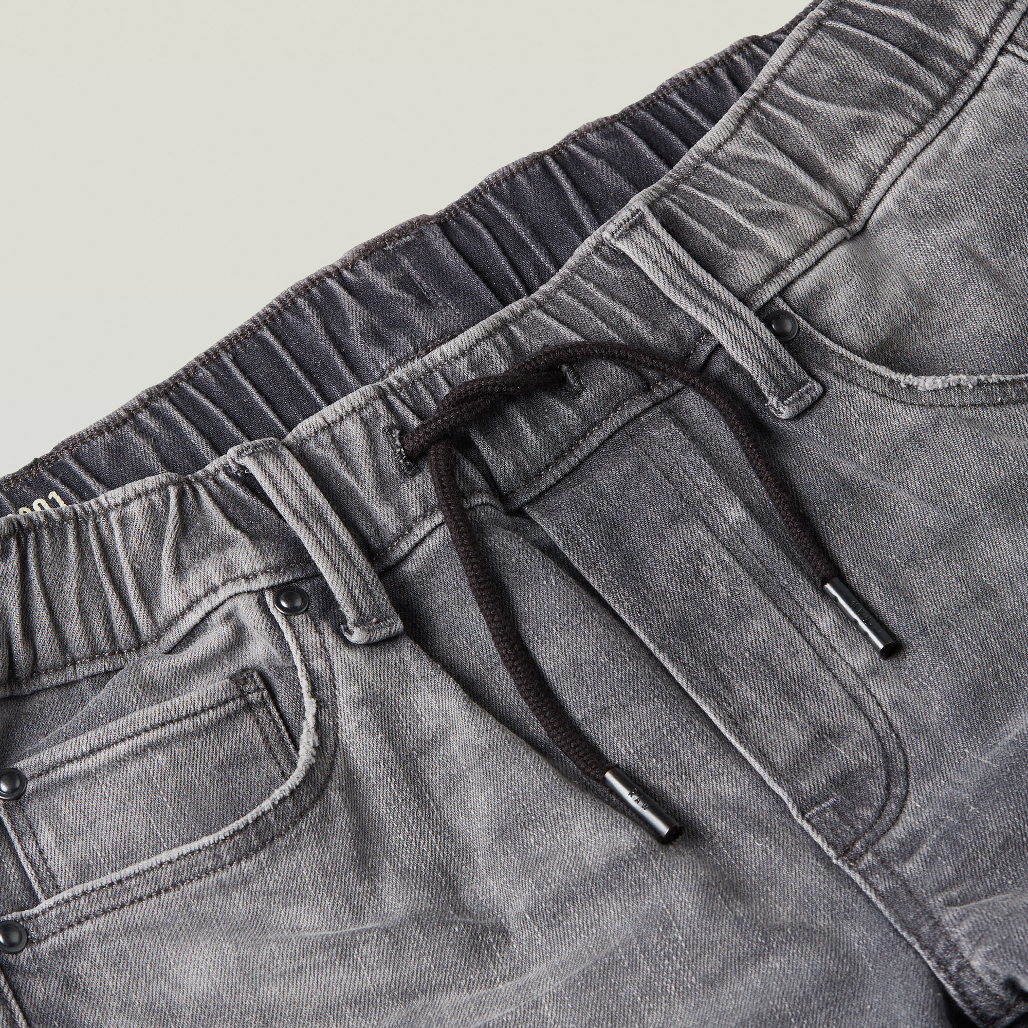 G-Star RAW Jongens 3301 Slim Pull-Up Jeans Grijs jongens