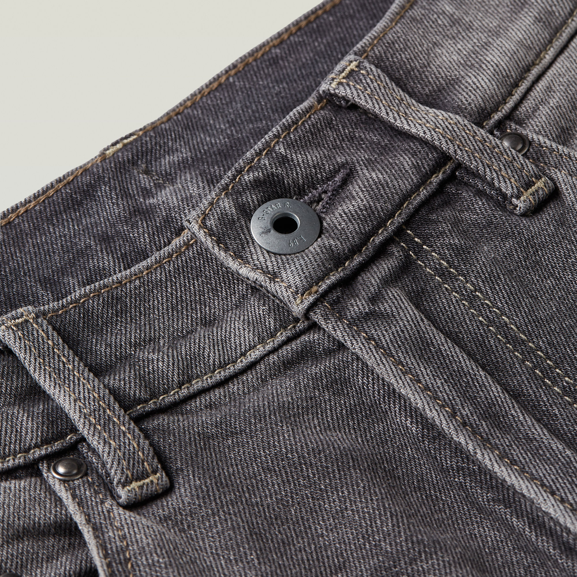G-Star RAW Jongens Premium Mosa Straight Jeans Grijs jongens