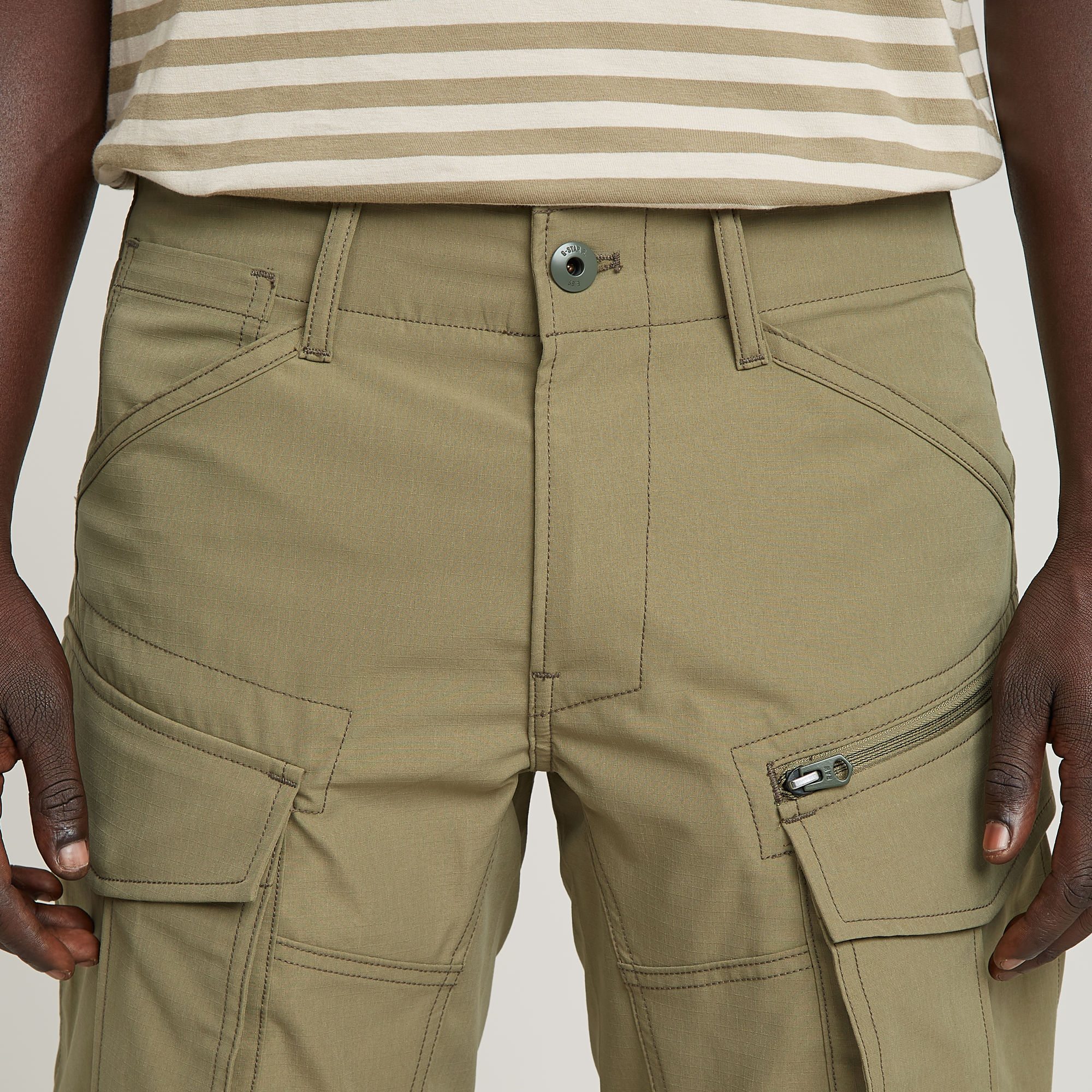 G-Star RAW Rovic Zip 3D Regular Tapered Broek Groen Heren