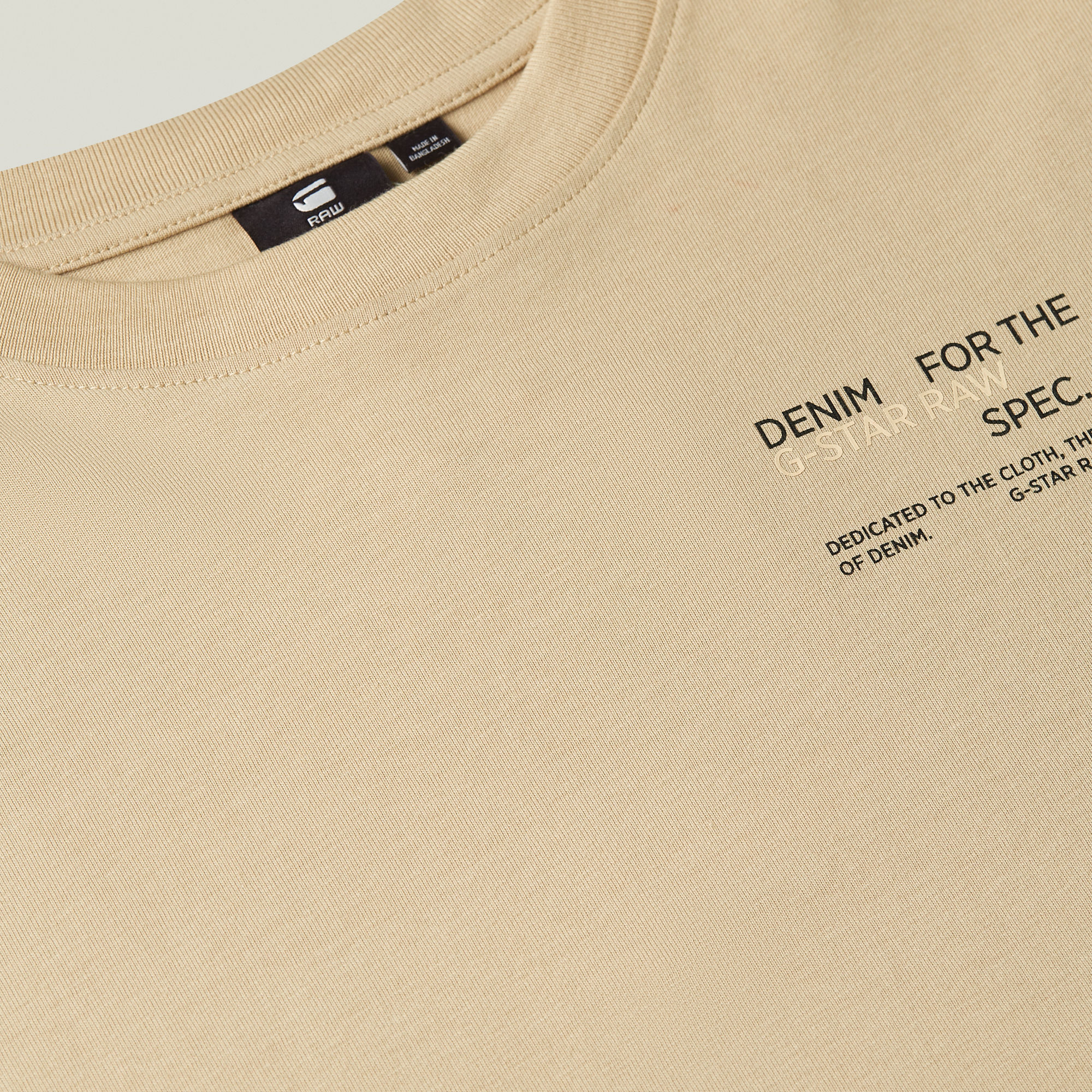 G-Star RAW Jongens T-Shirt Boxy Beige jongens