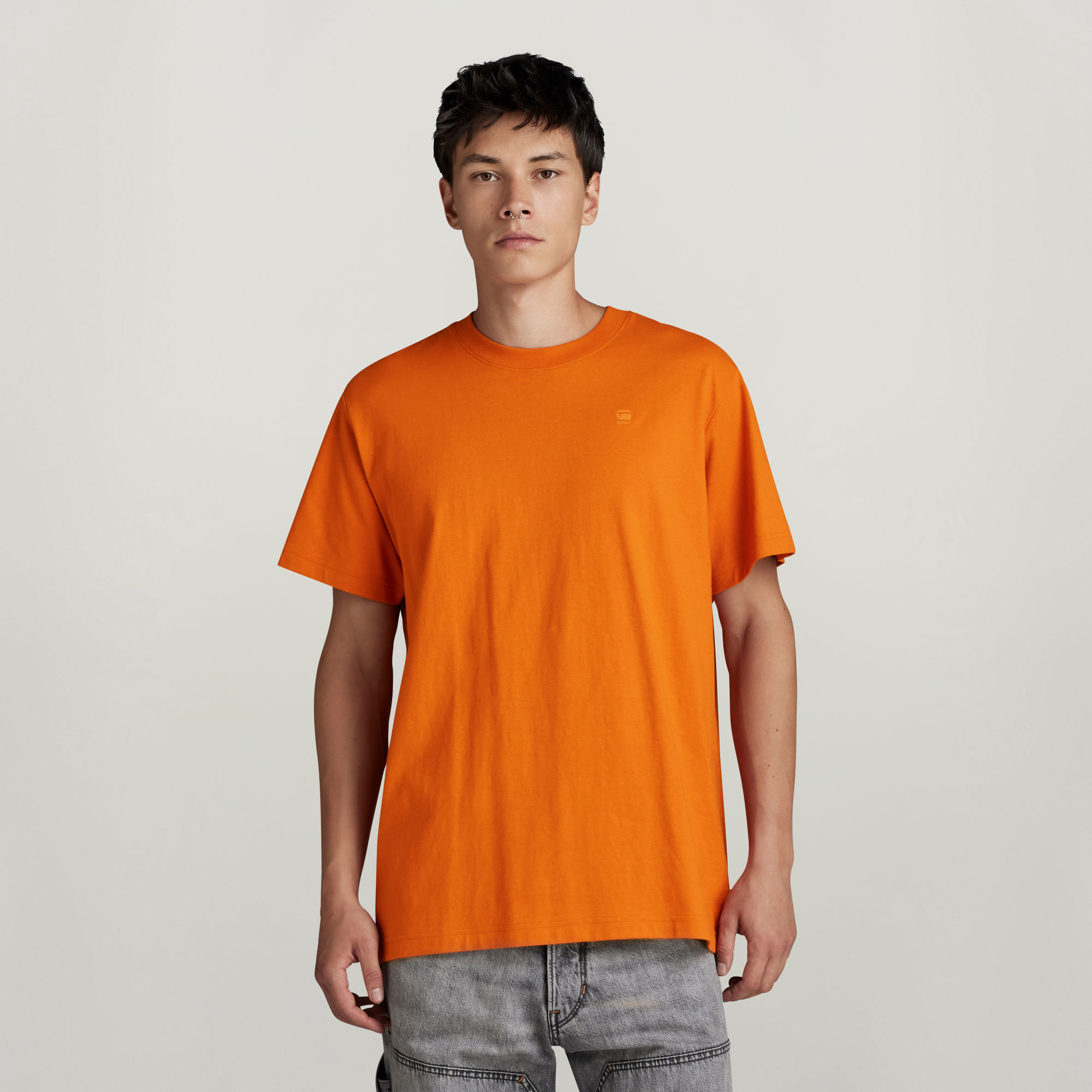 Air Flow Loose T-Shirt - Orange - Herren