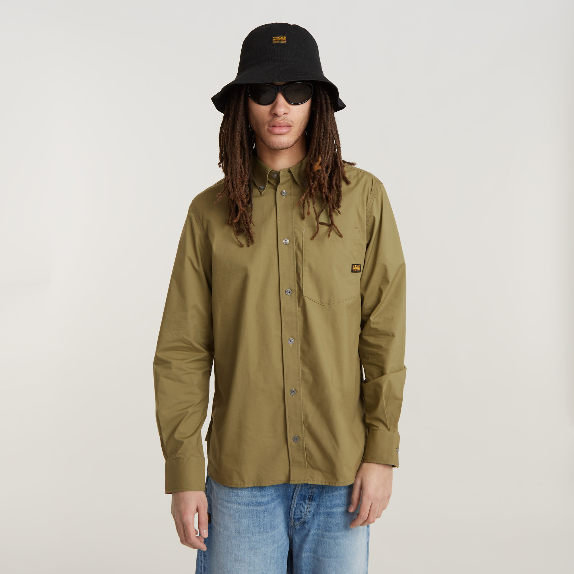 G-Star RAW One Pocket Regular Shirt - Groen - Heren