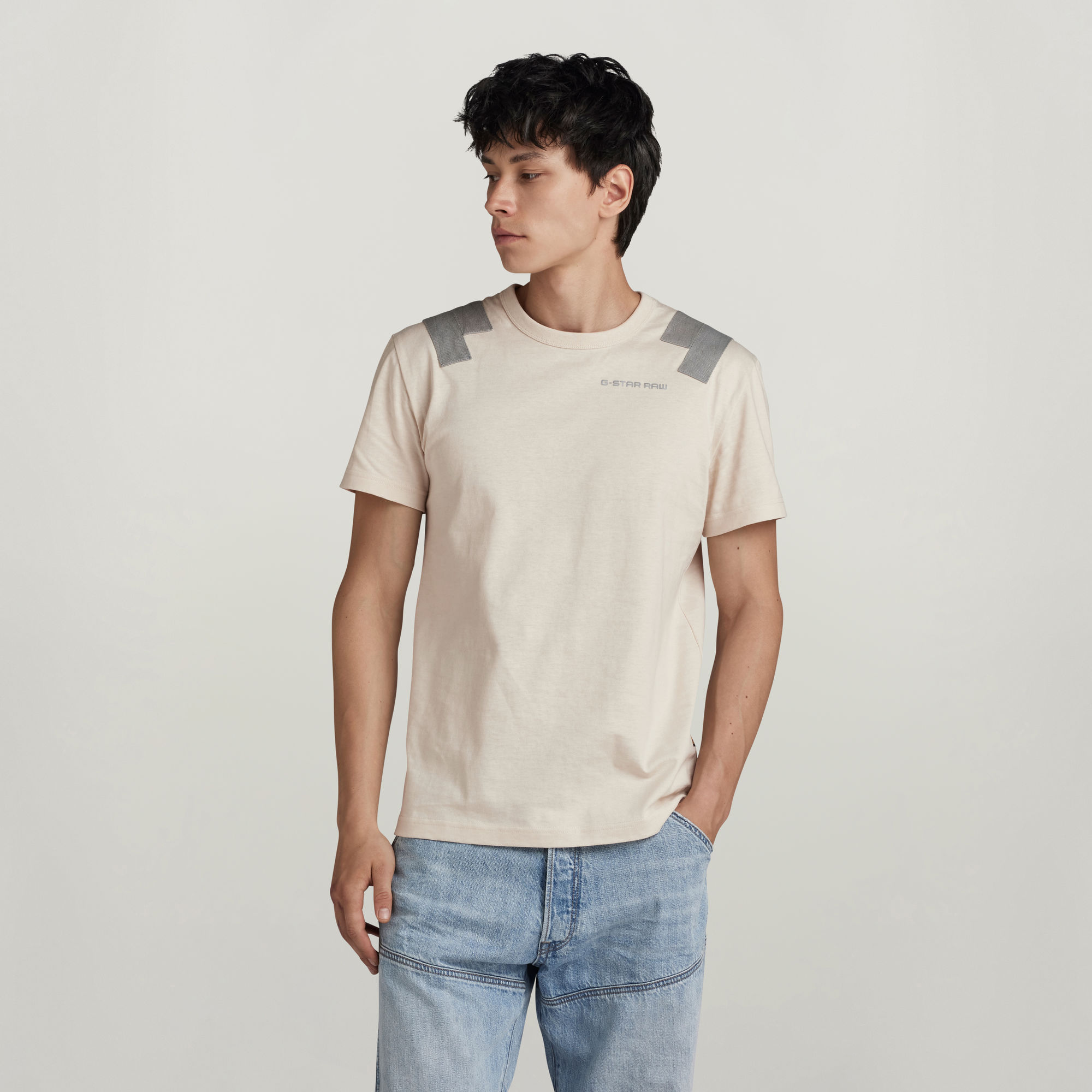 G-Star RAW Flight Deck T-Shirt - Wit - Heren