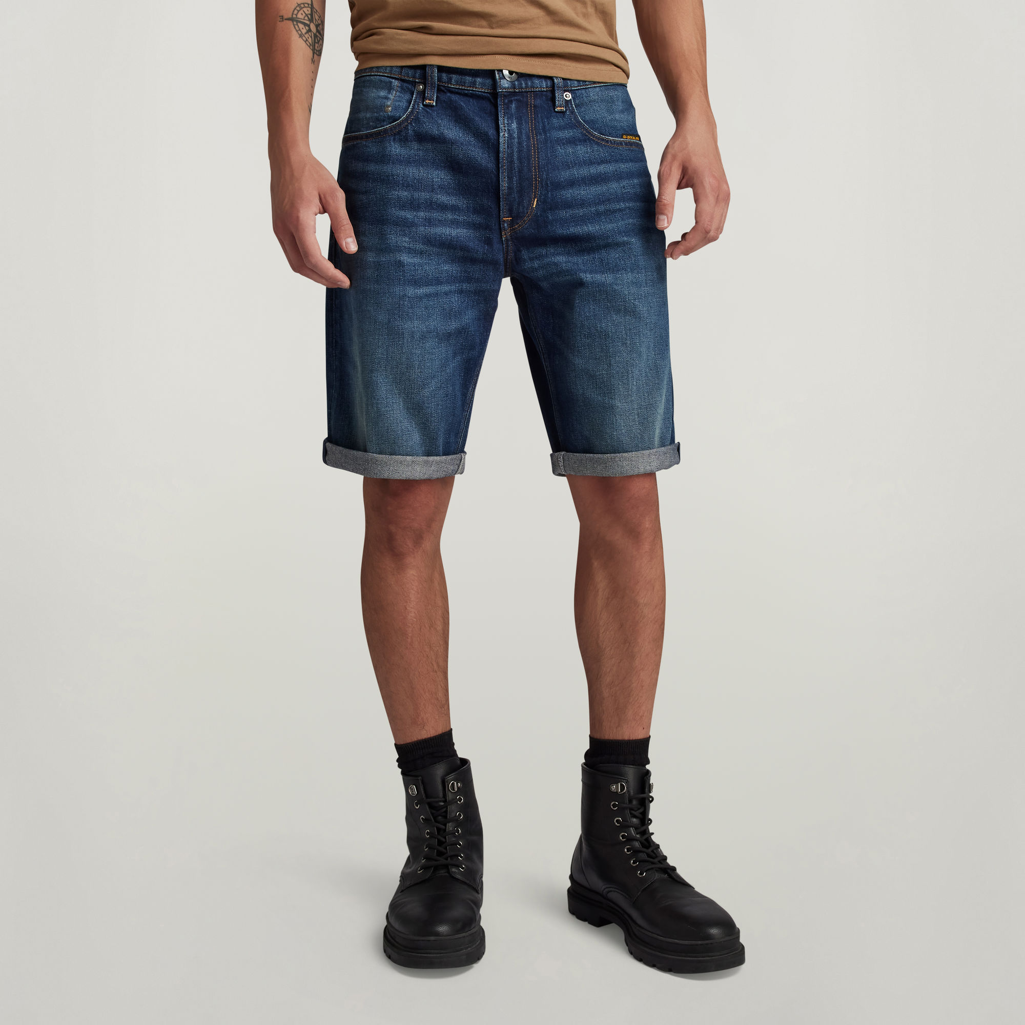 G-Star RAW Mosa straight fit short worn in isola night