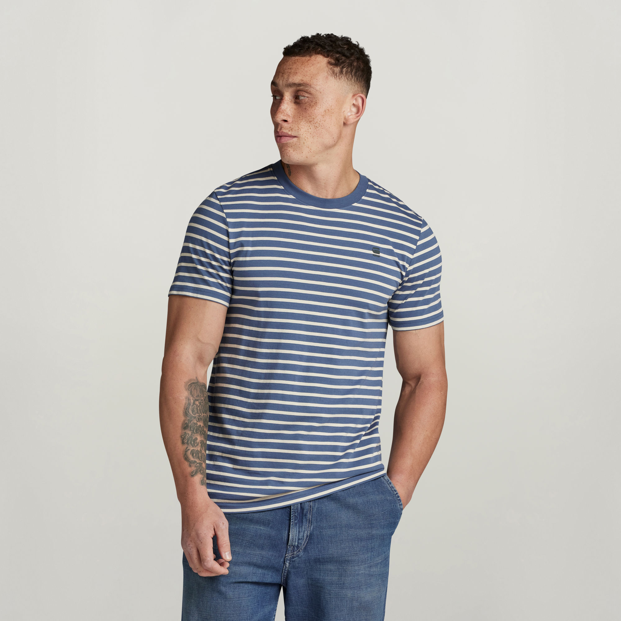 

Stripe Slim T-Shirt - Meerkleurig - Heren