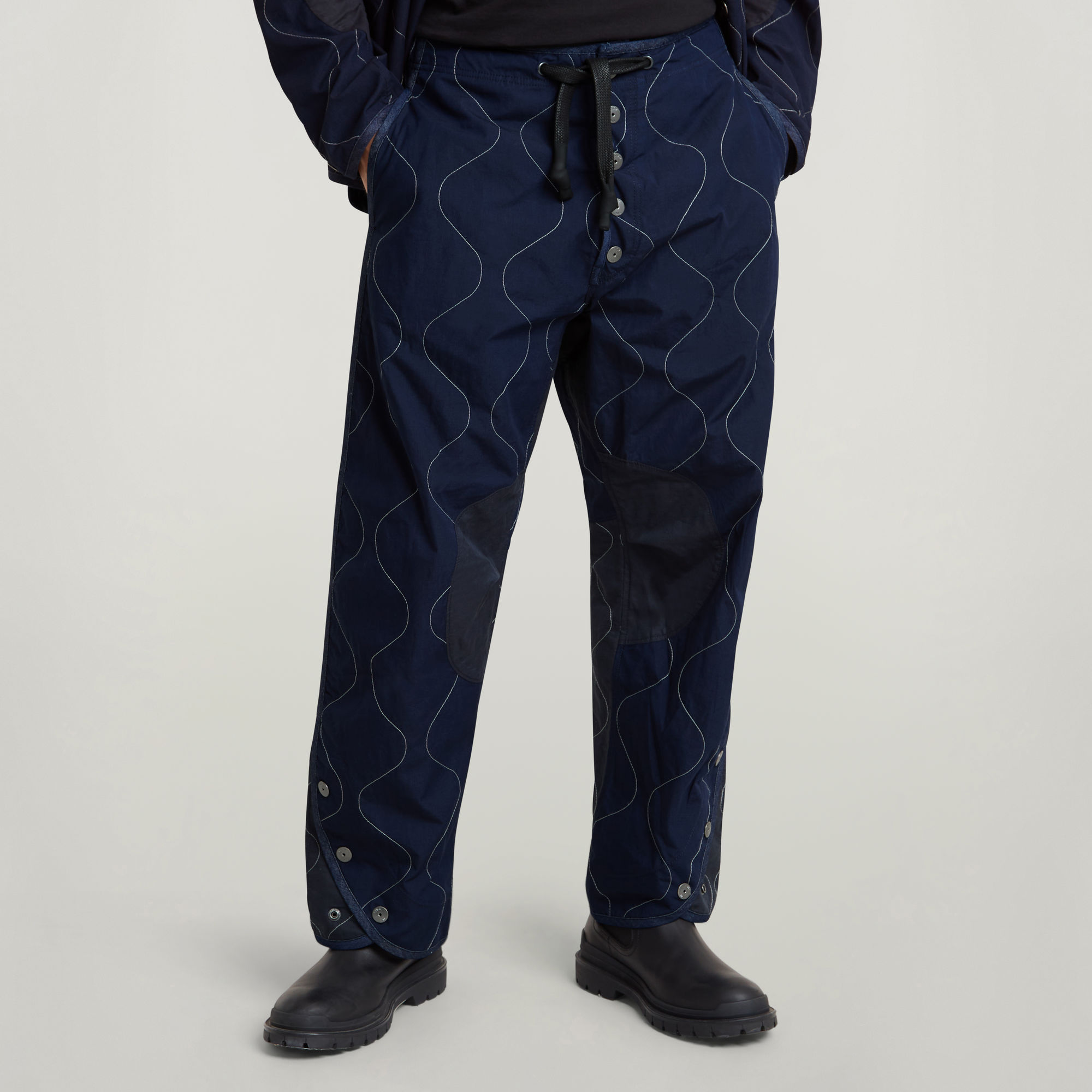 

GSRR Relaxed Curved Pants - Dark blue - Men