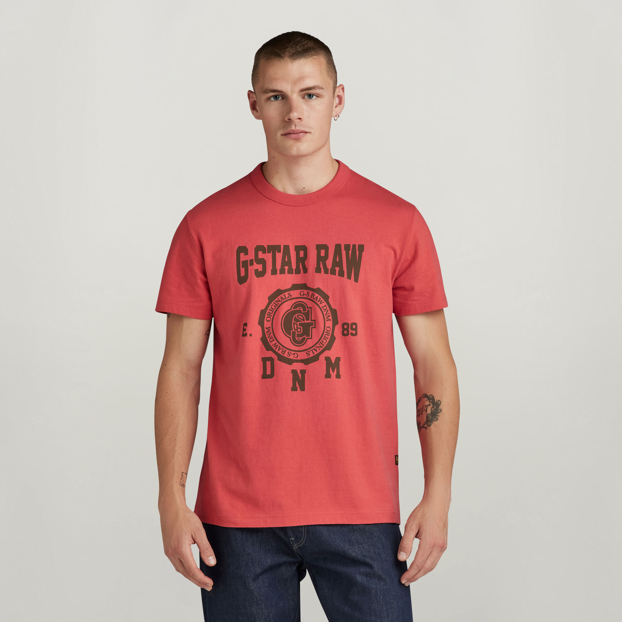 G-Star RAW Collegic T-Shirt - Rood - Heren