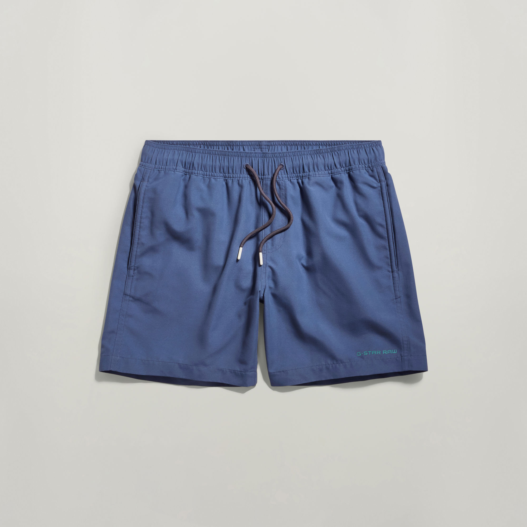 Dirik Solid Badeshorts - Mittelblau - Herren