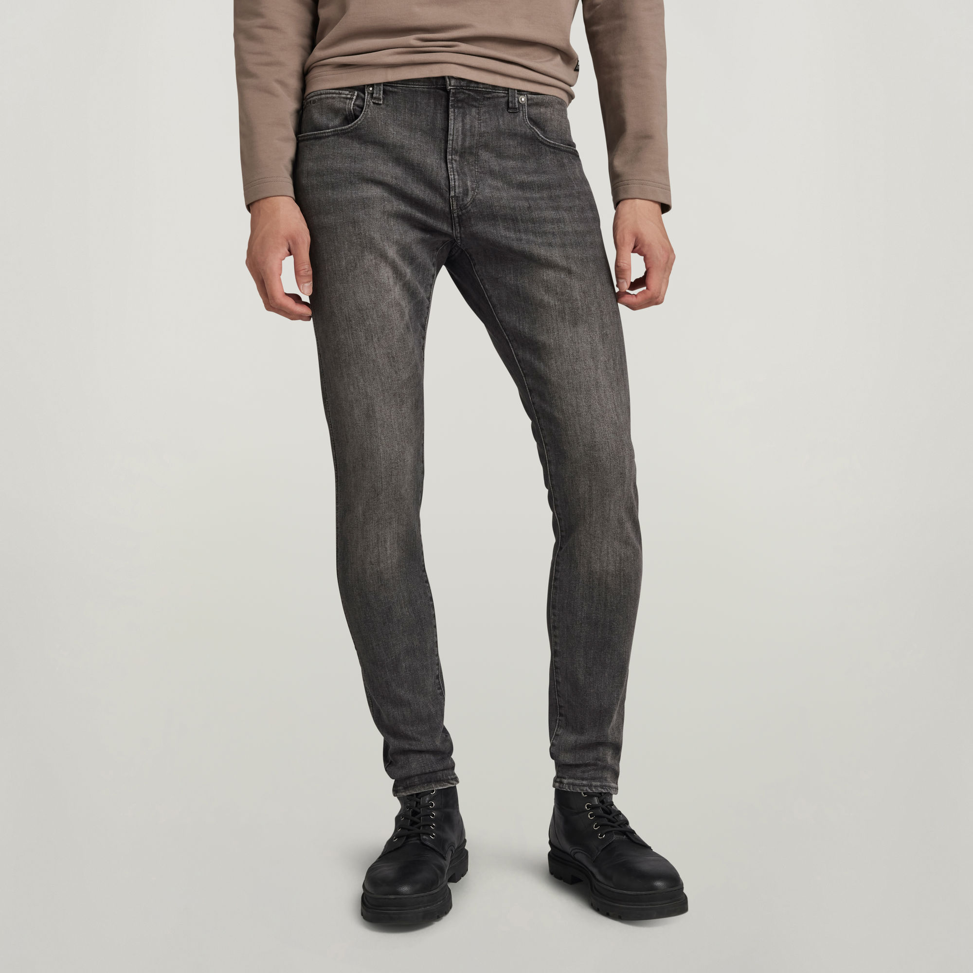 

3301 Skinny Jeans - Black - Men