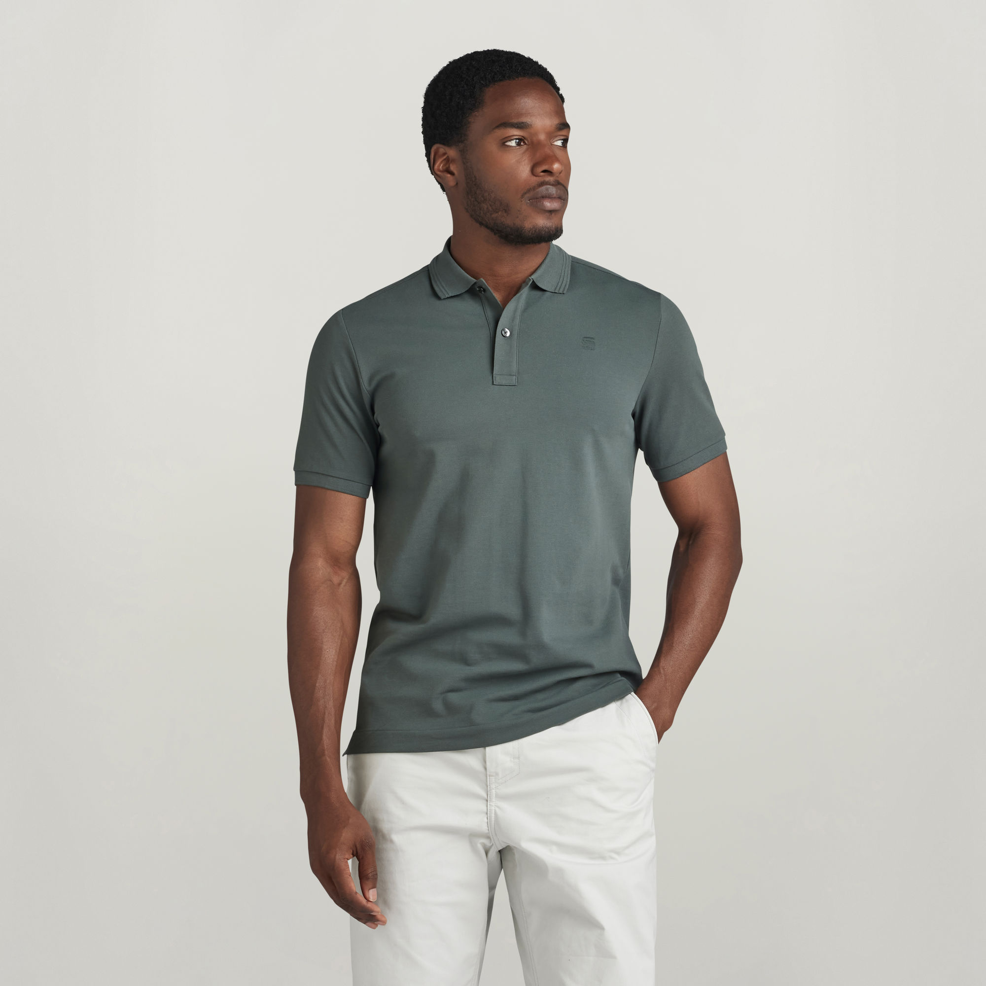 

Dunda Slim Poloshirt - Grau - Herren