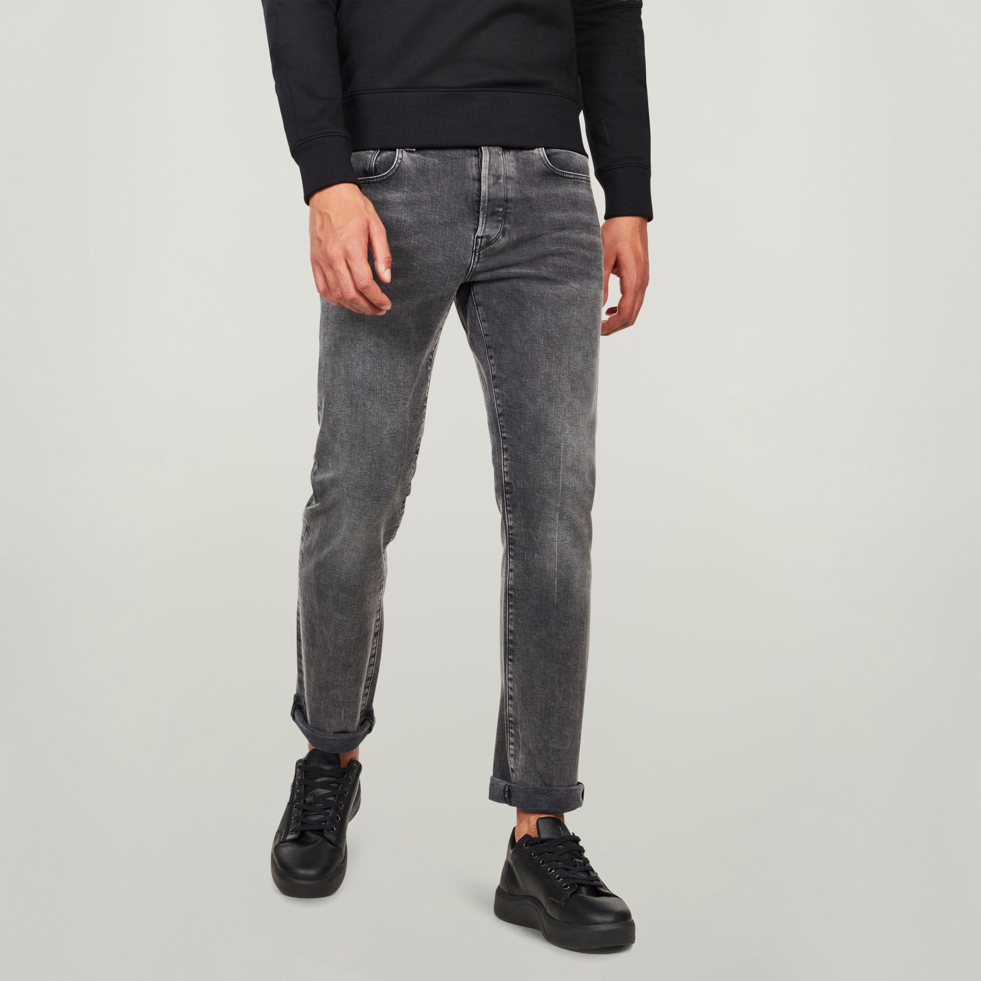 3301 Regular Straight Jeans - Grau - Herren