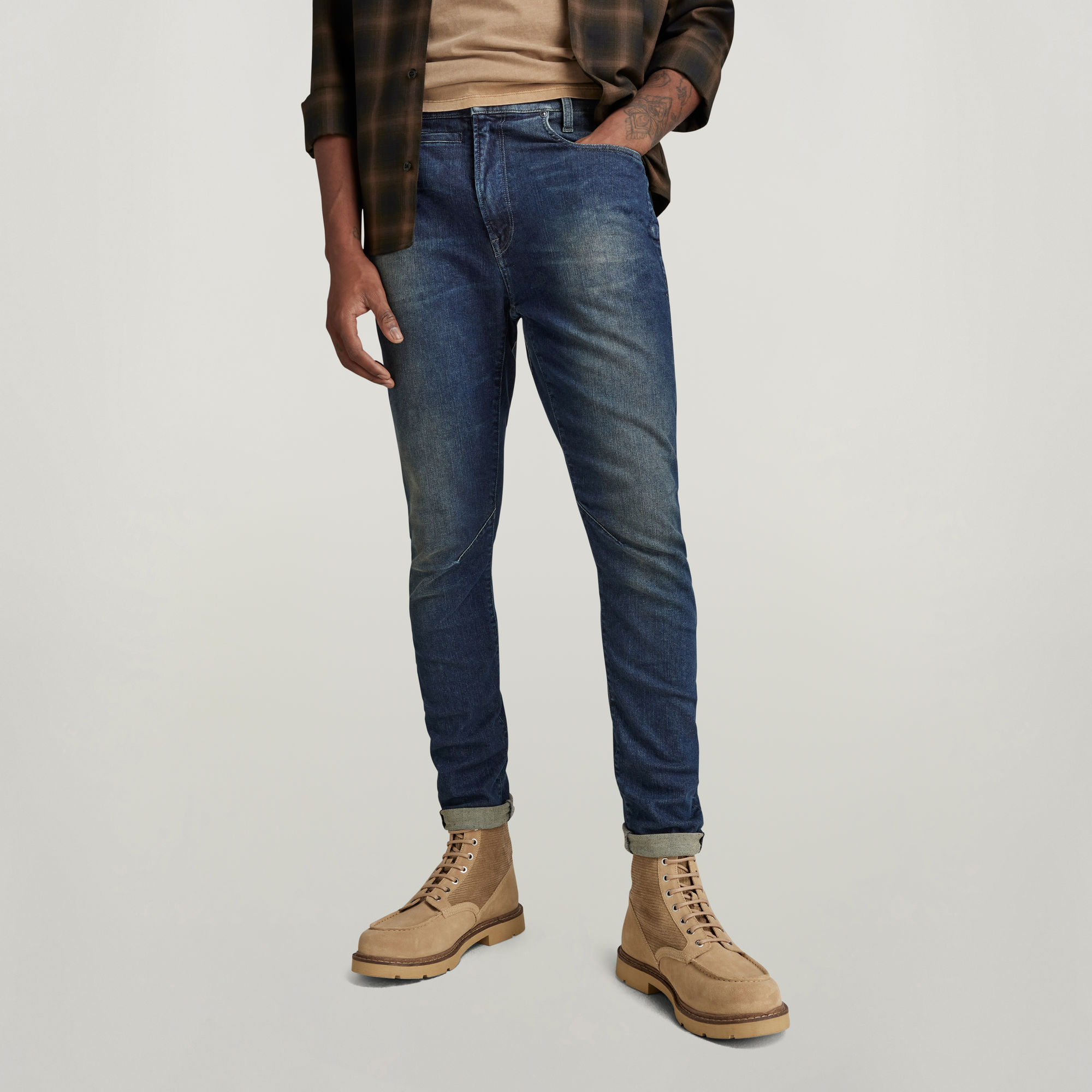 D-Staq 3D Slim Jeans - Dunkelblau - Herren