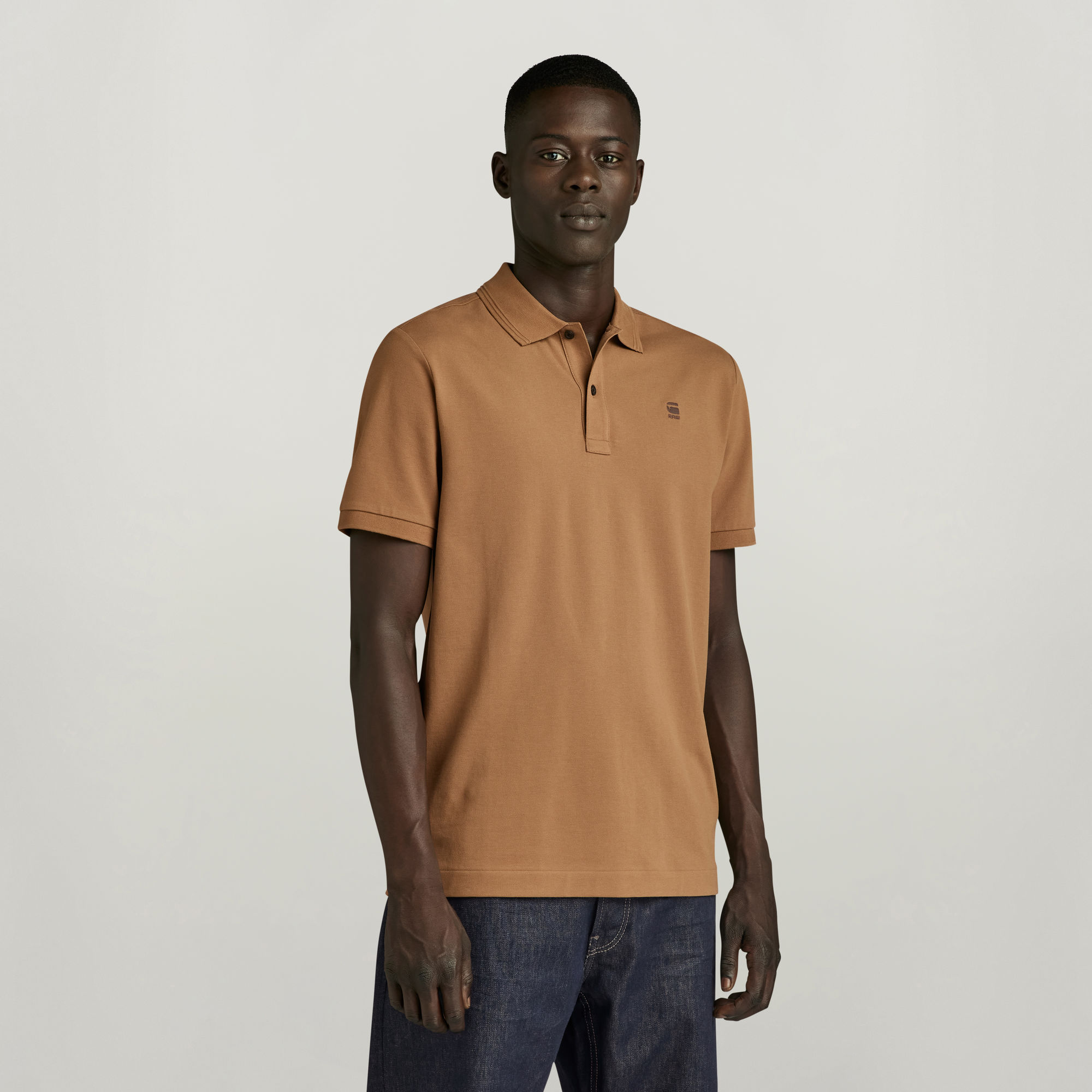 

Dunda Slim Polo - Bruin - Heren
