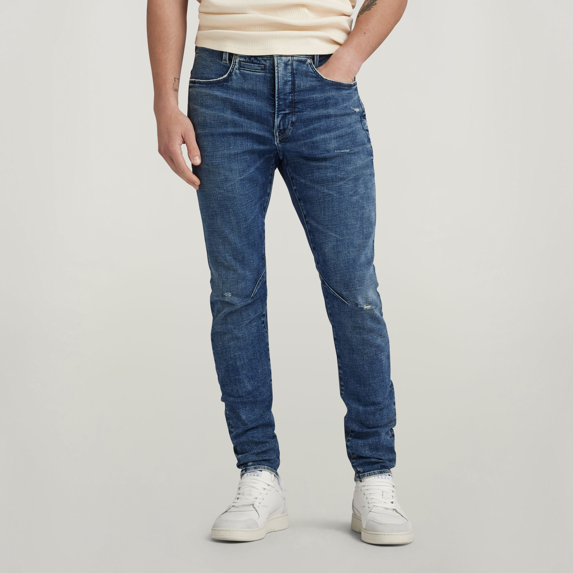 

D-Staq 3D Slim Jeans - Medium blue - Men