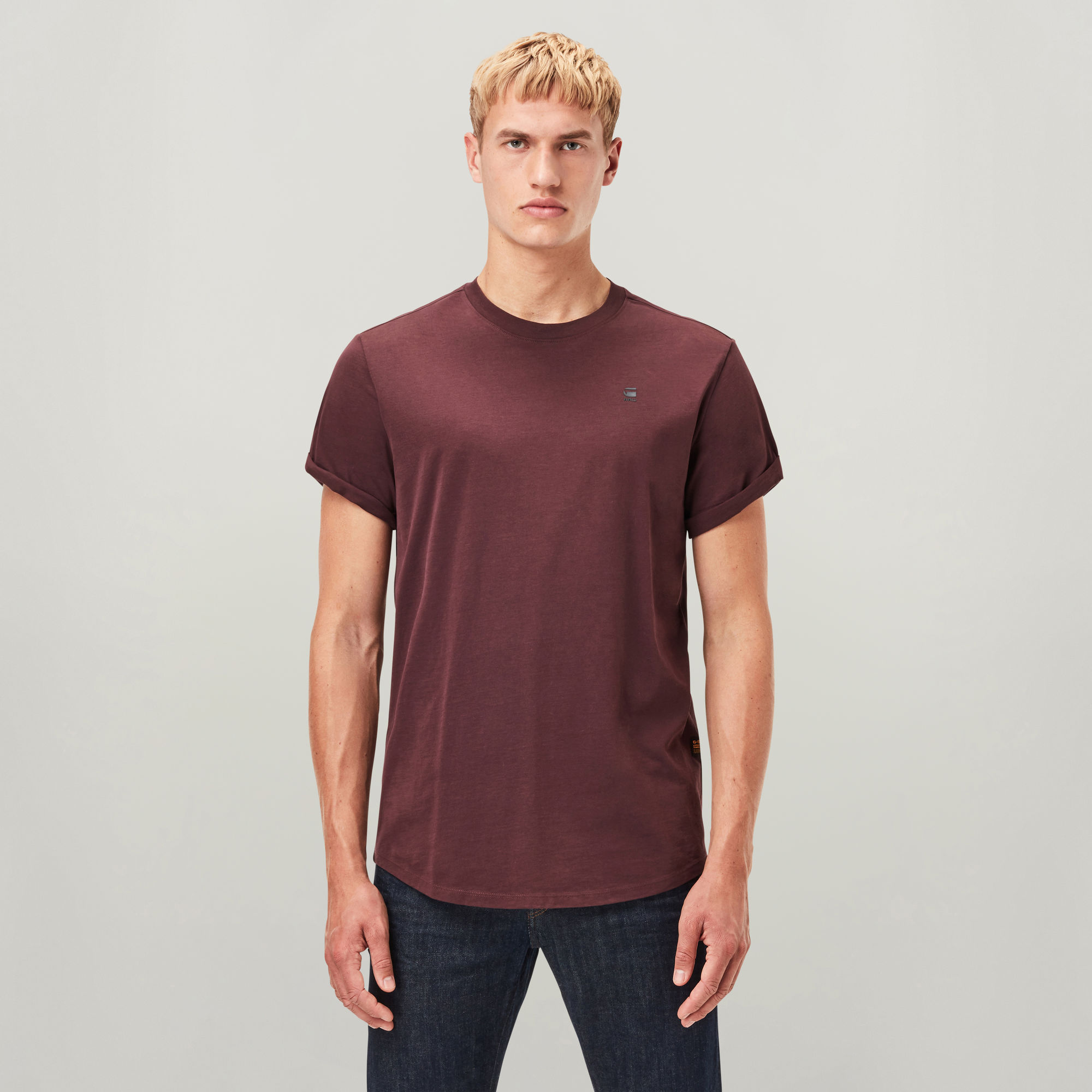 

Lash Ribbed T-Shirt - Purple - Men