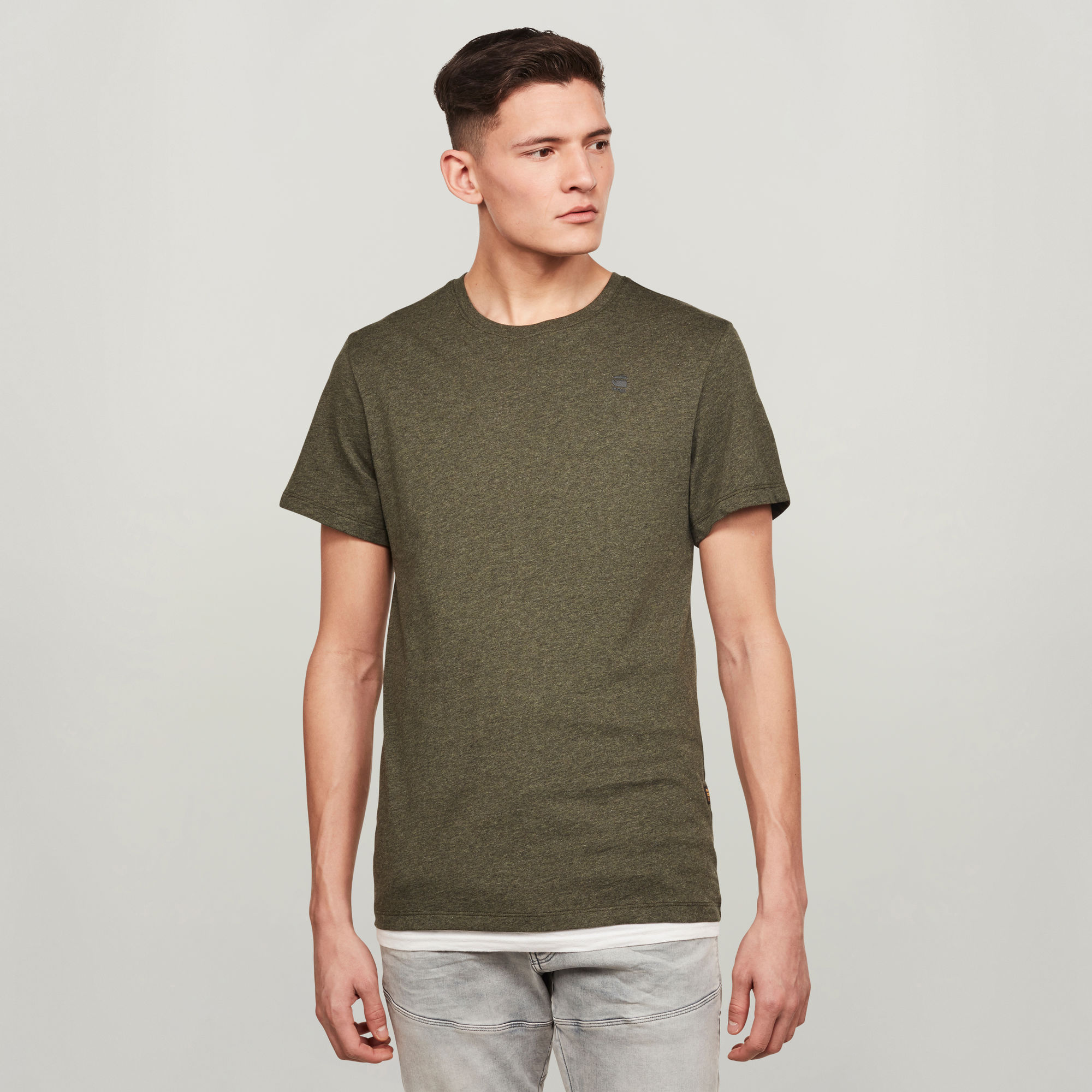 Thumbnail - Base-S T-Shirt - Grün - Herren