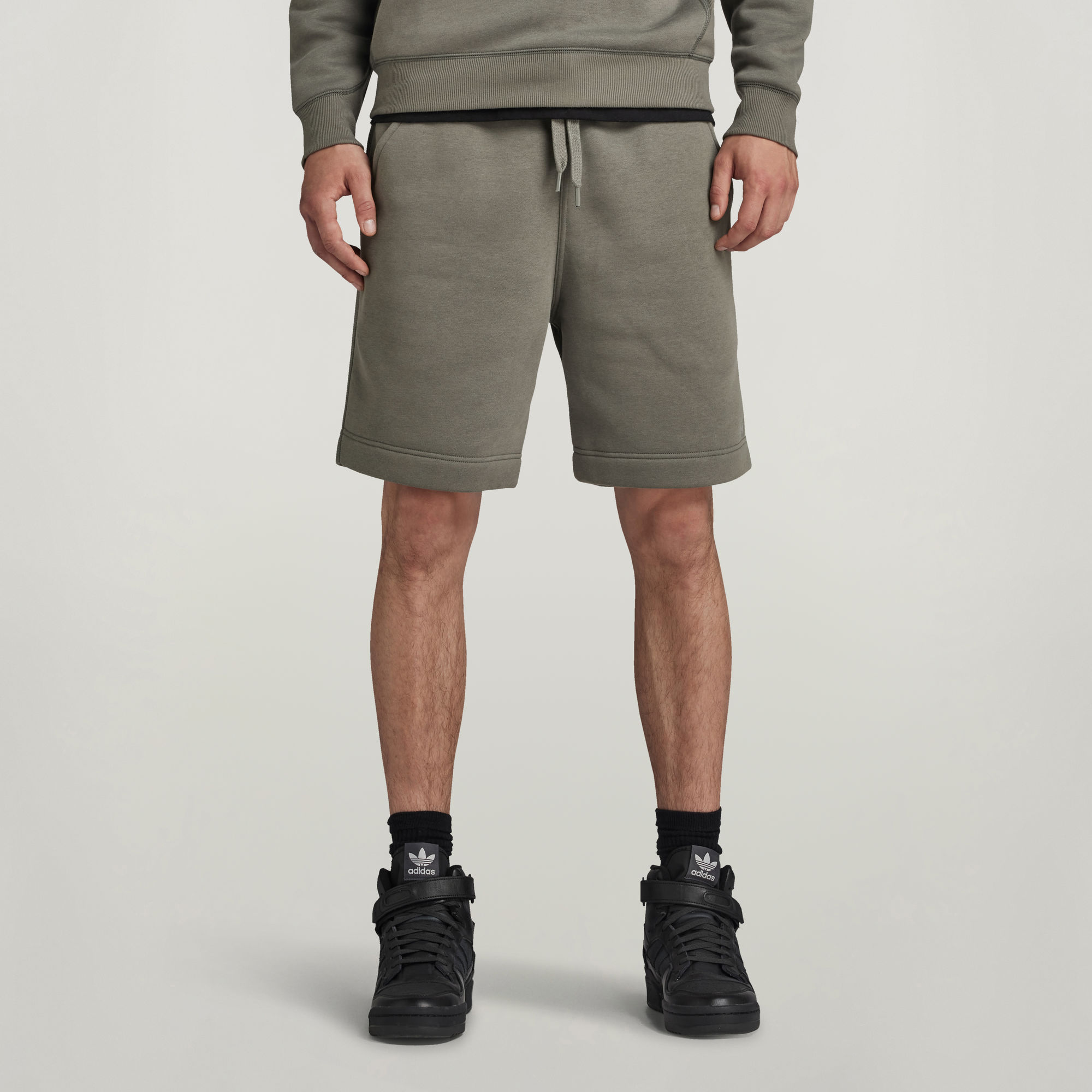 

Premium Core Sweat Short - Grijs - Heren