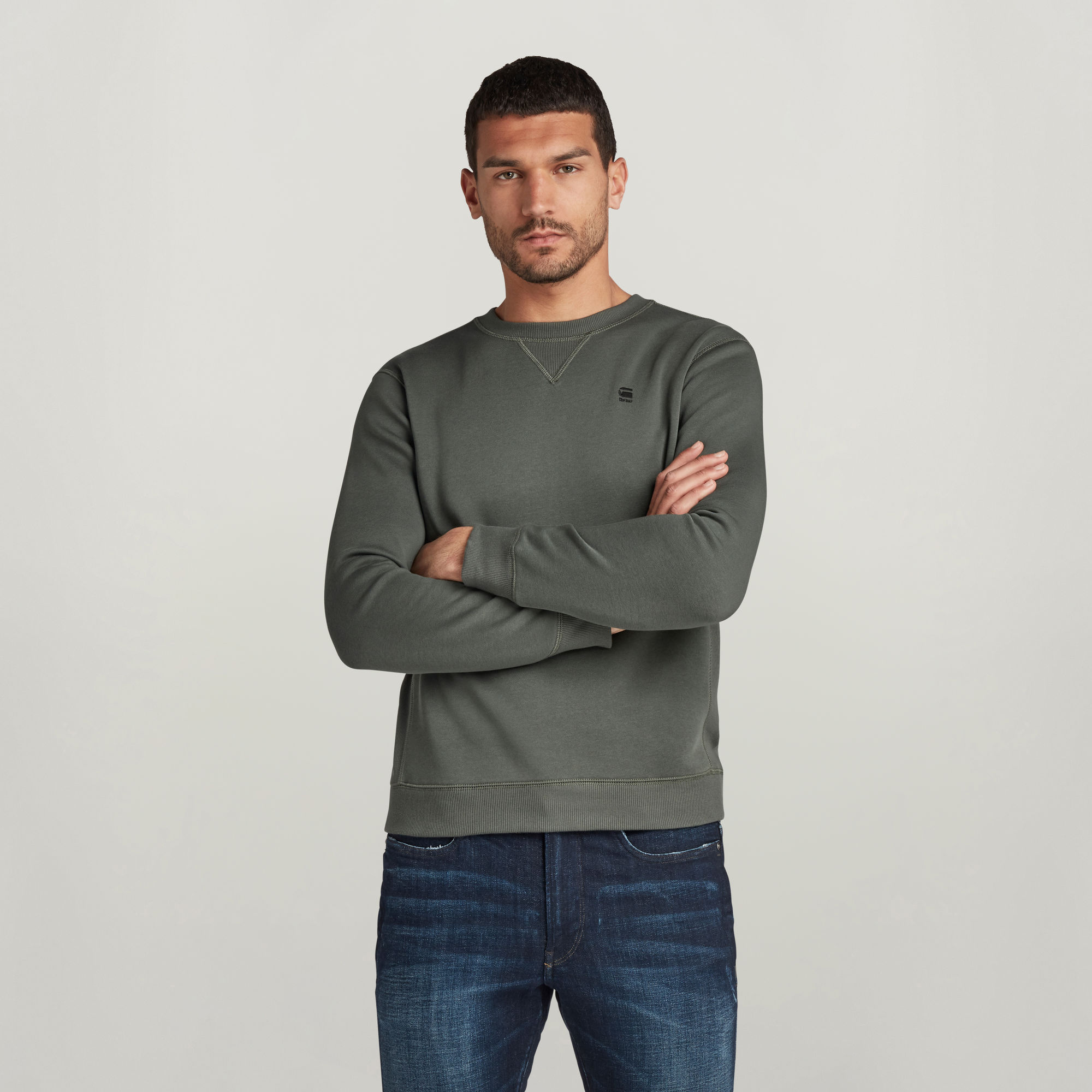 Premium Core Sweatshirt - Grau - Herren