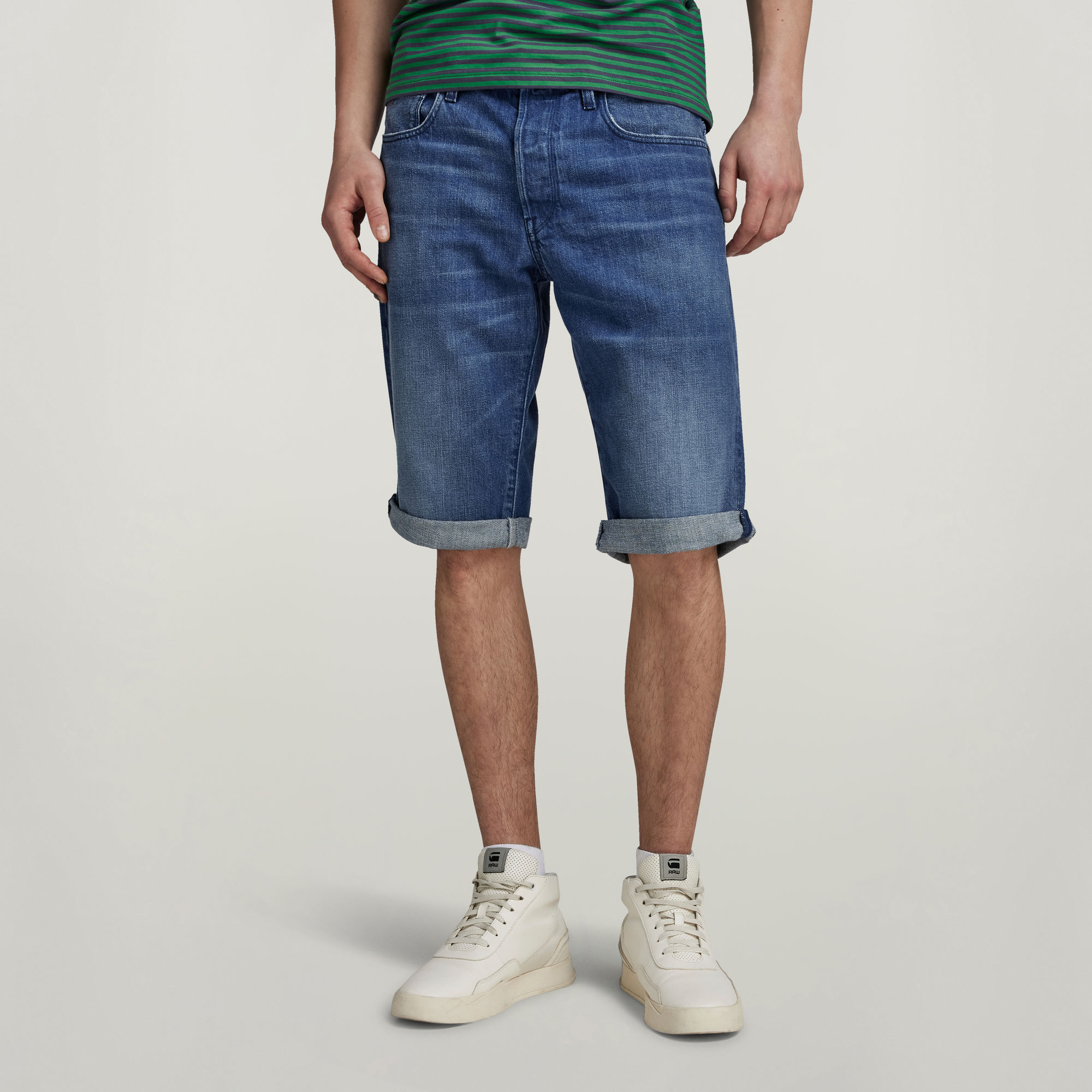 

3301 Denim Shorts - Medium blue - Men