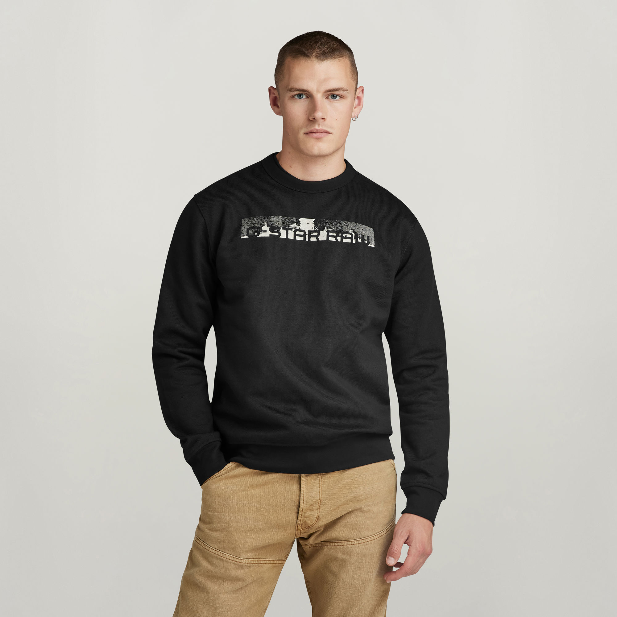 

Flight Deck Back Graphic Sweater - Black - Men