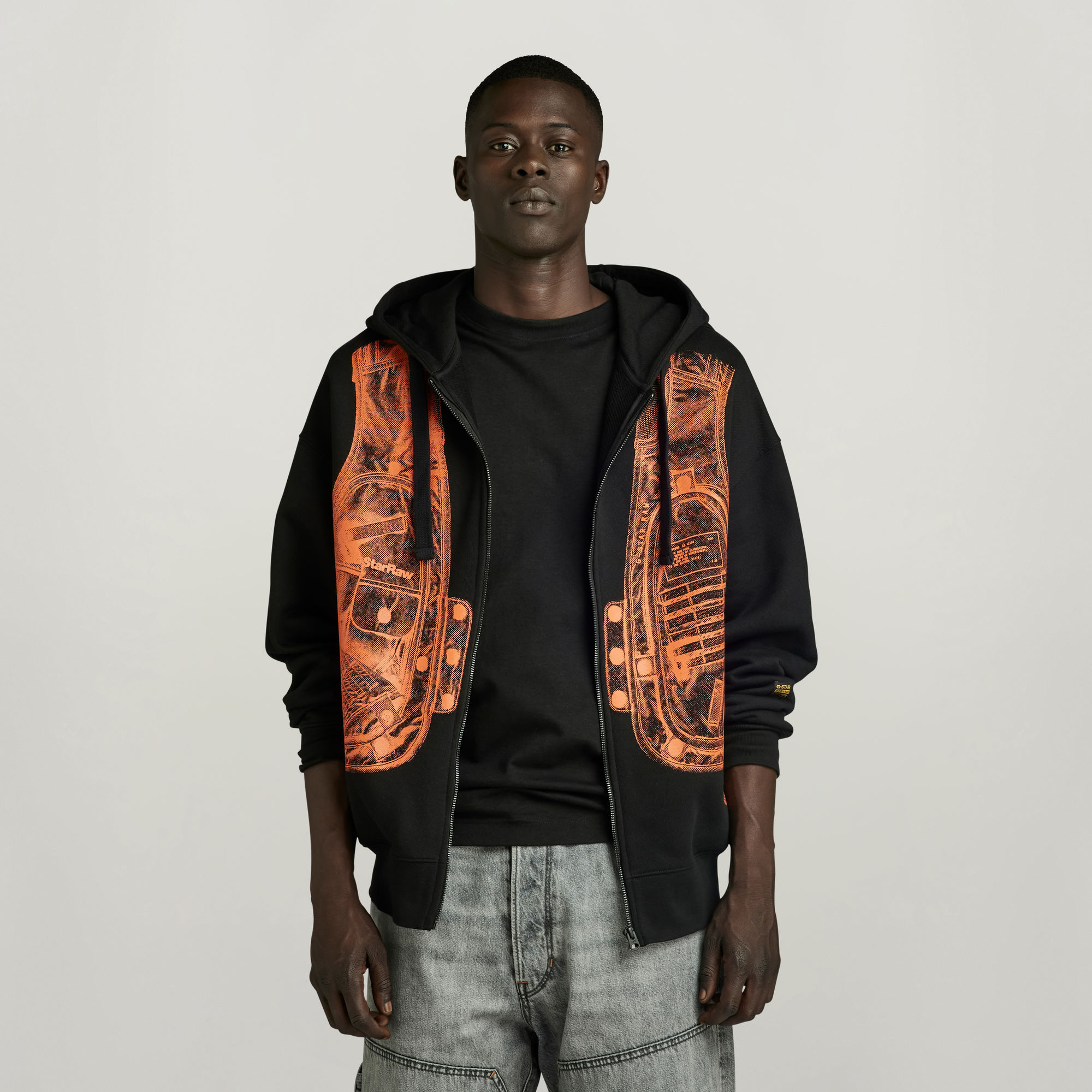 

Archive Vest Hoodie Met Rits - Zwart - Heren