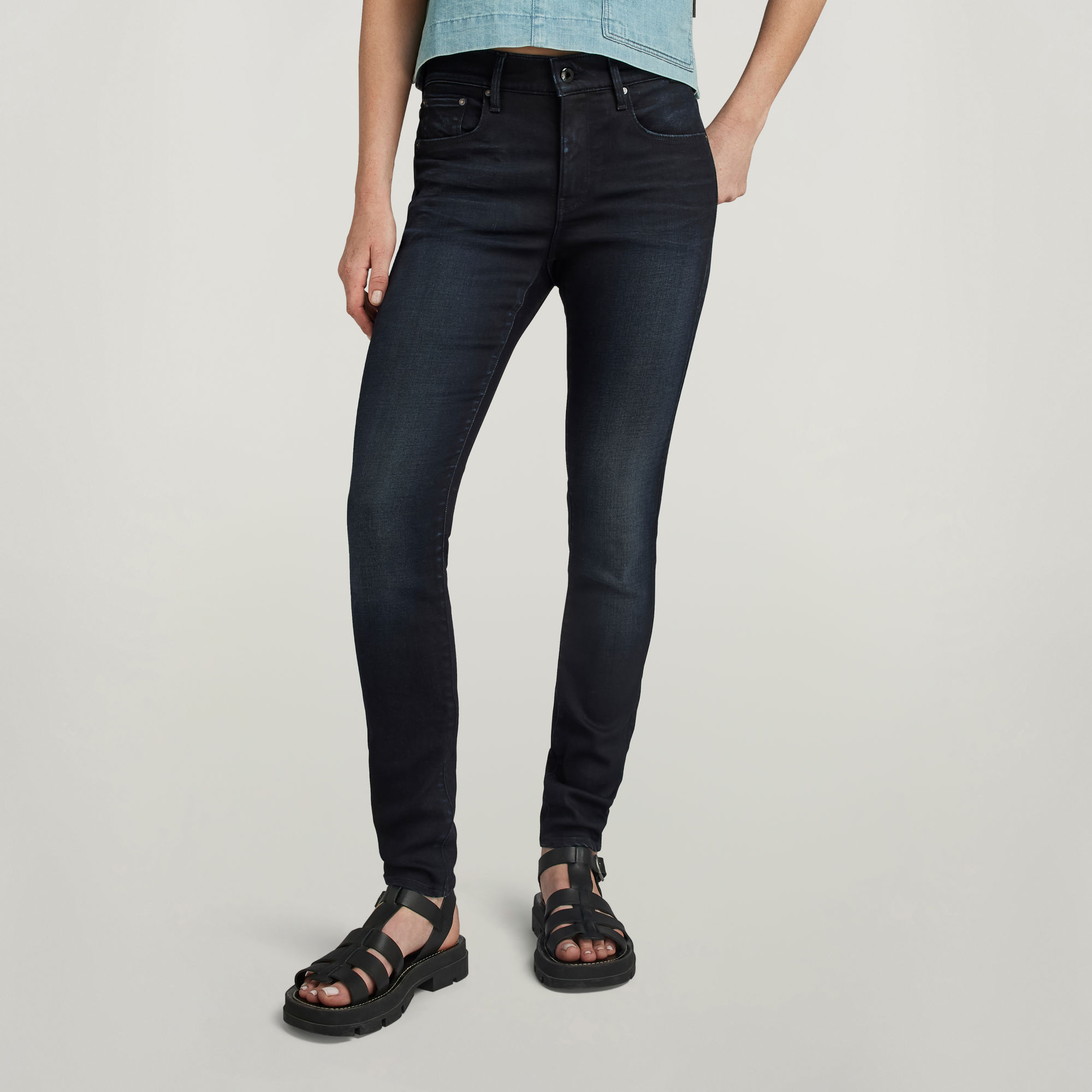 

3301 Skinny Jeans - Dunkelblau - Damen