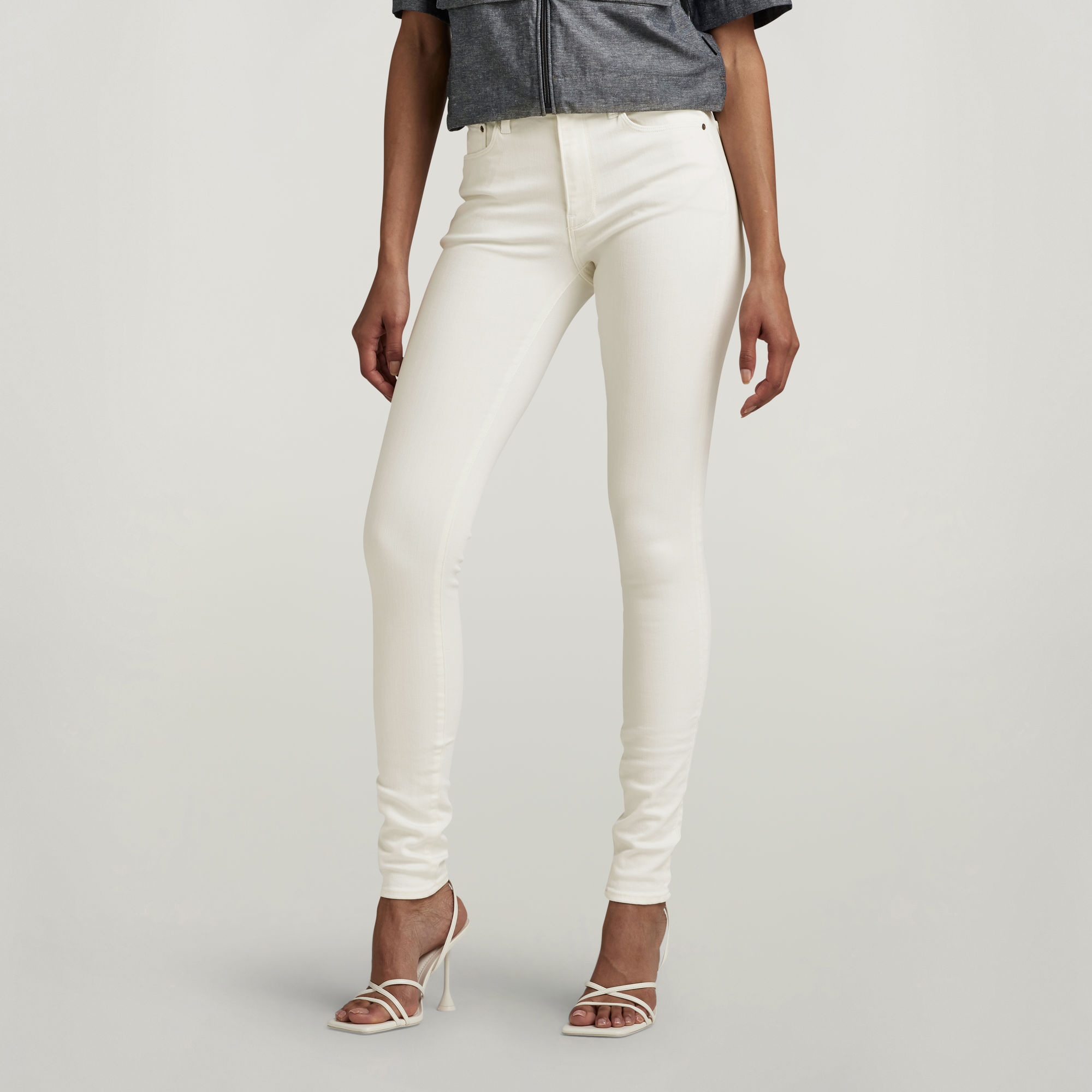 

3301 Skinny Jeans - White - Women