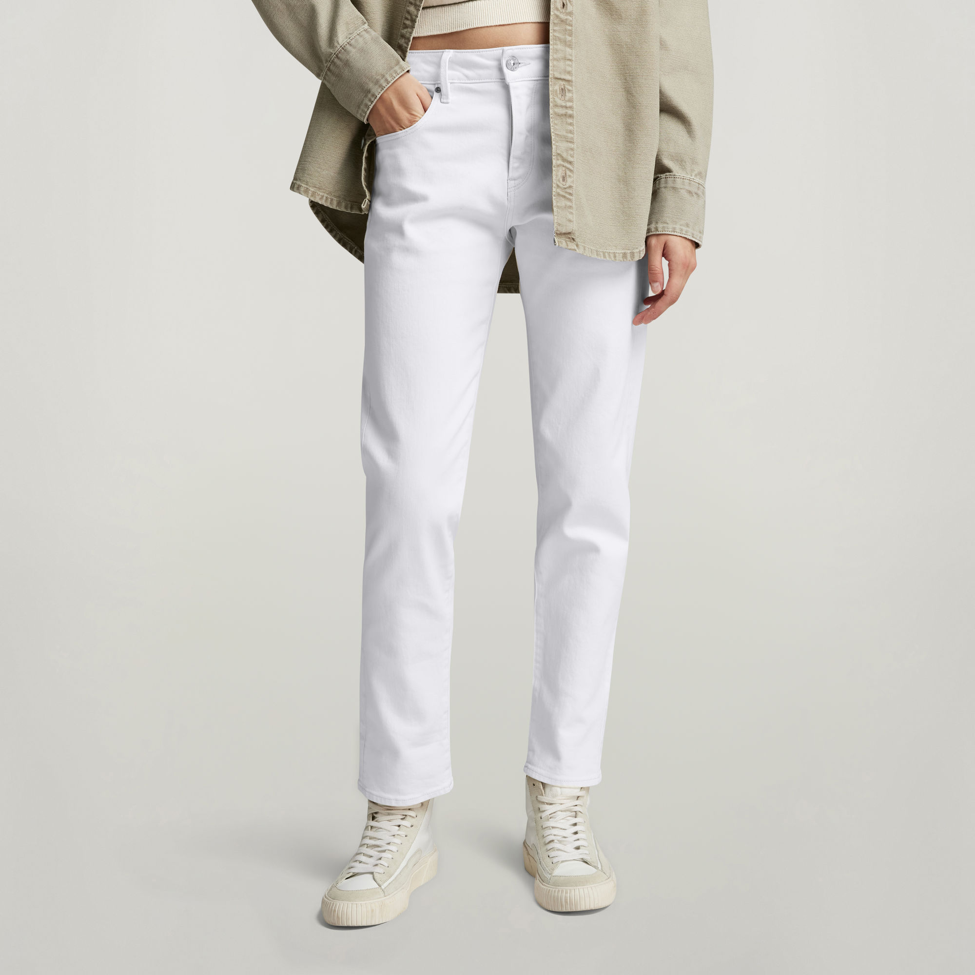 

Kate Boyfriend Jeans - White - Women