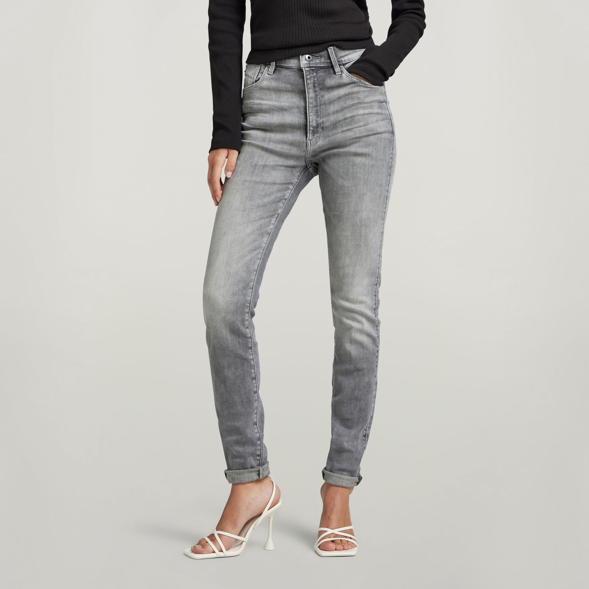 Kafey Ultra High Skinny Jeans - Grau - Damen